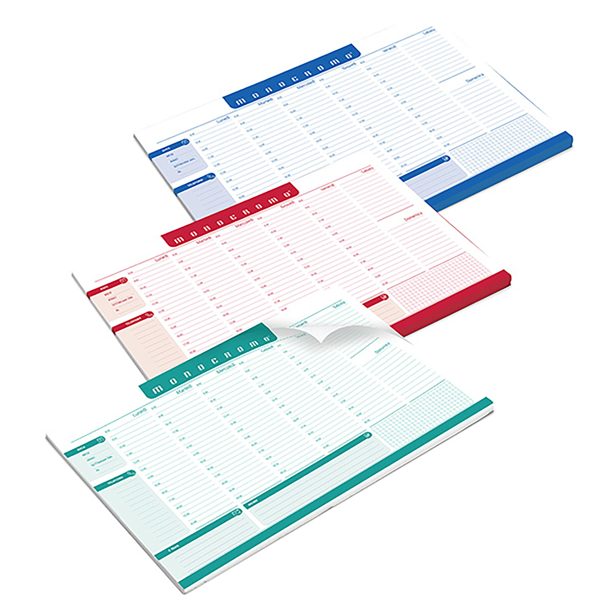 Desk planner Monocromo - da scrivania - 42 …