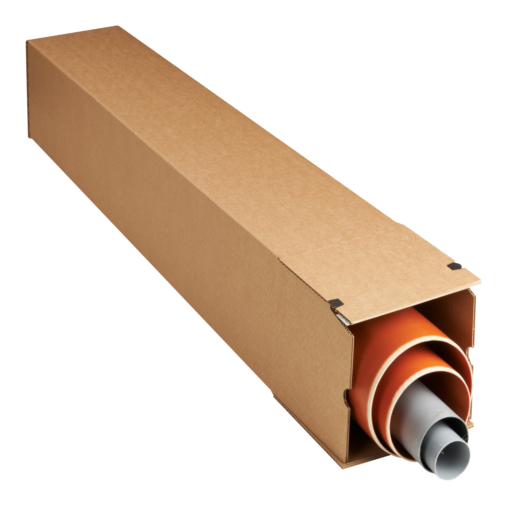 Scatola a tubo Square Box - chiusura strip …