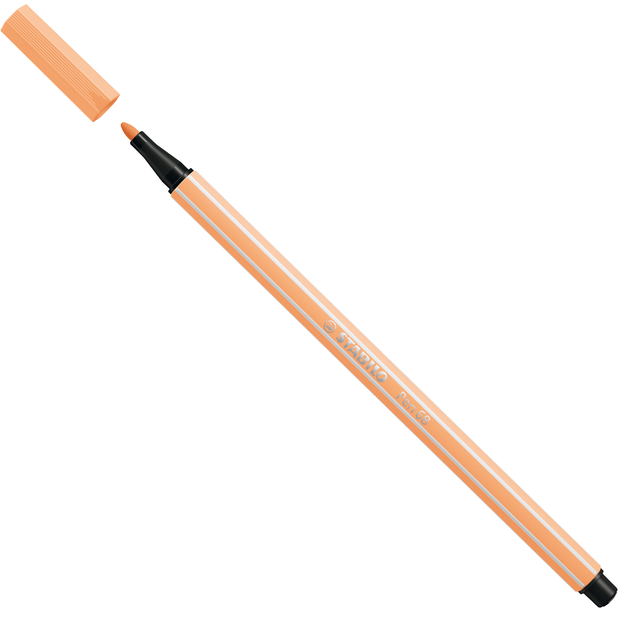 Pennarello Pen 68 - arancione pastello - 25 …