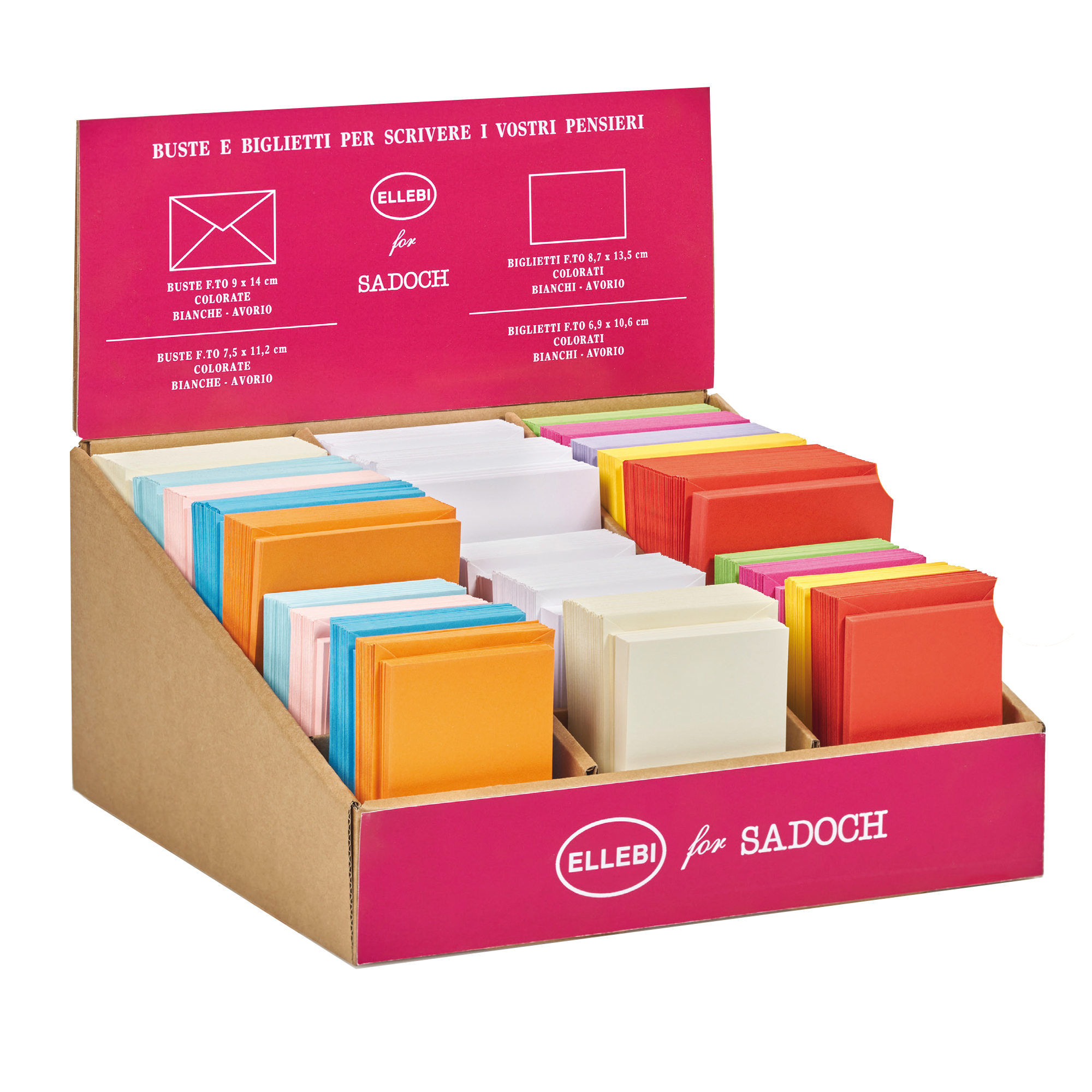 Espositore 750 biglietti + 750 buste - formato …