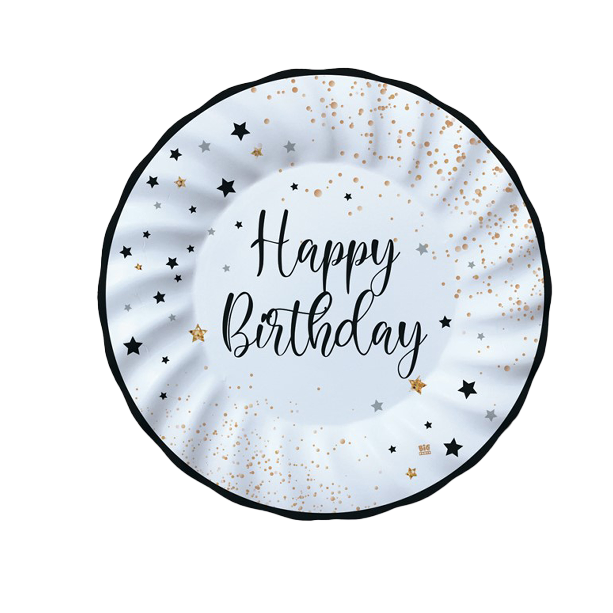 Piatto Happy Birthday - diametro 20 cm - …