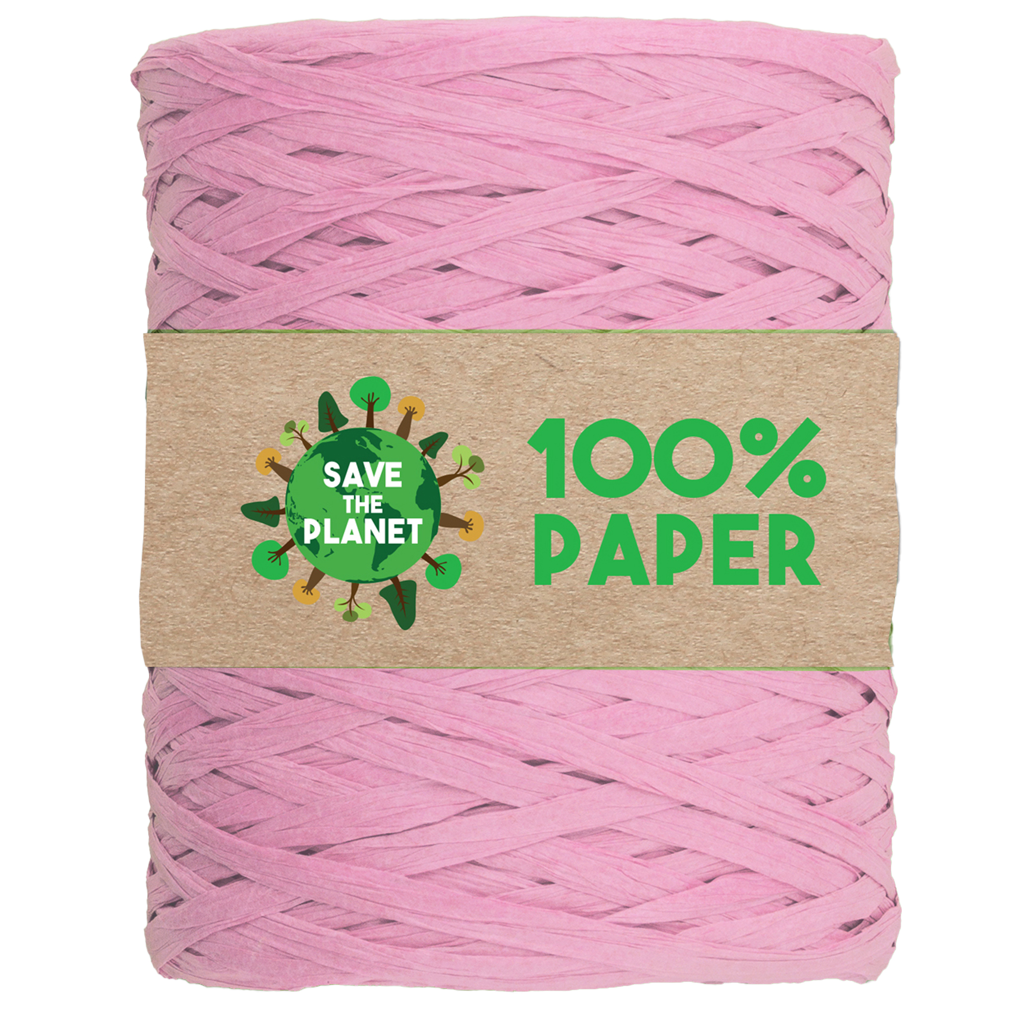 Nastro Rafia - 100 m - carta - rosa 05 - Brizzolari