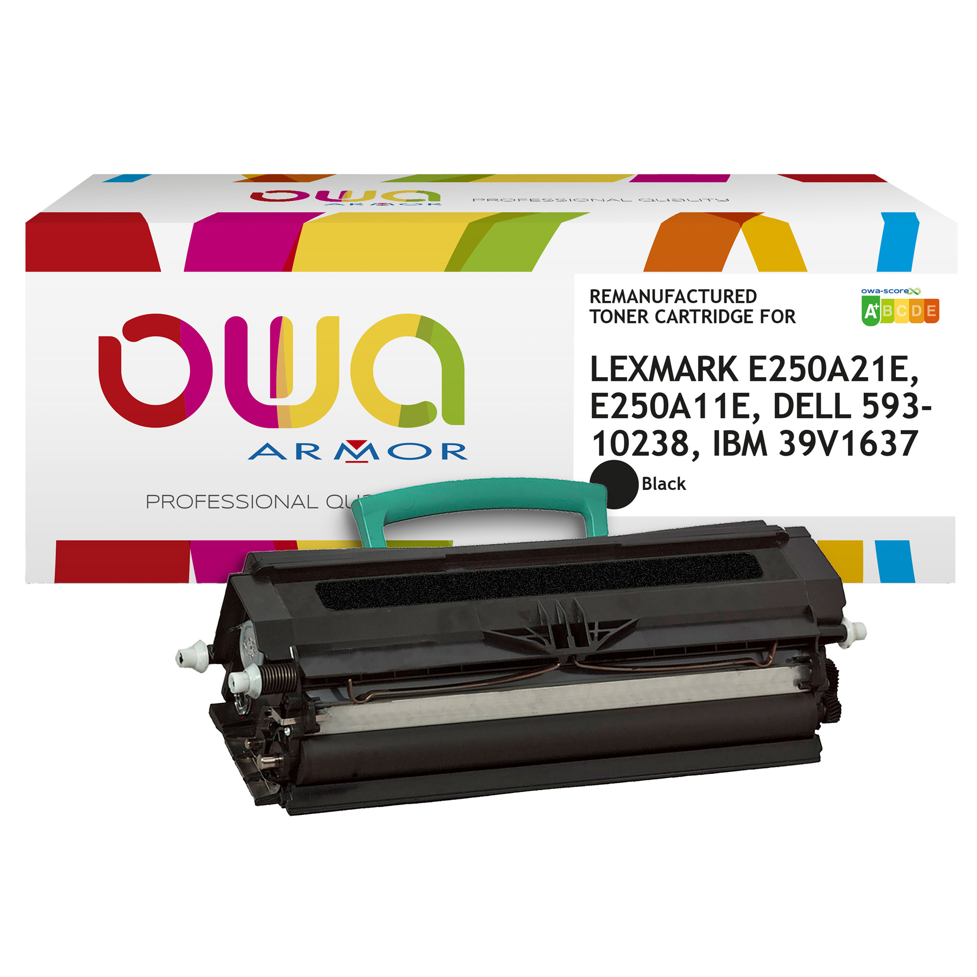 TONER NERO PER LEXMARKE250 350 352 450