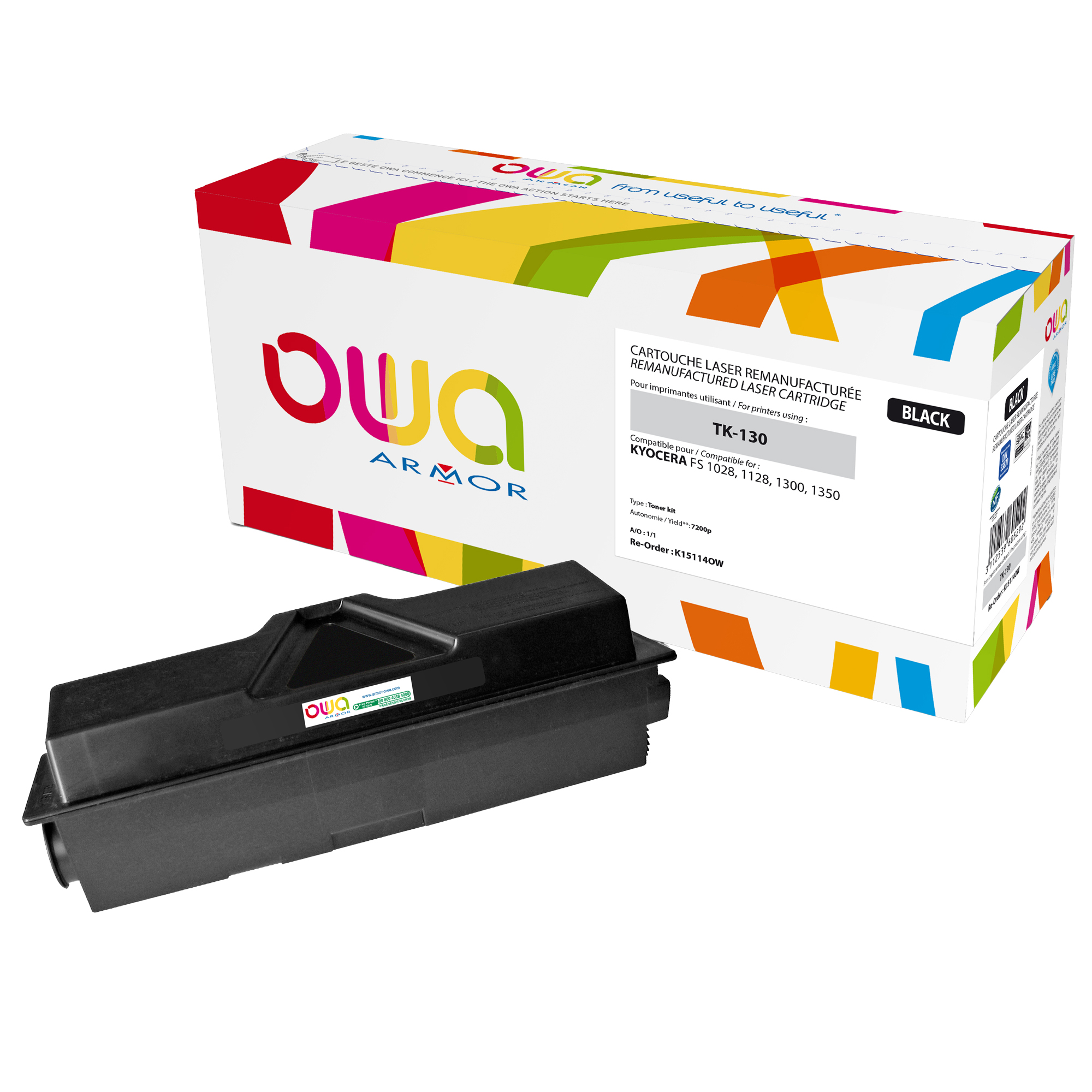 Armor - Toner Compatibile per Kyocera - Nero …