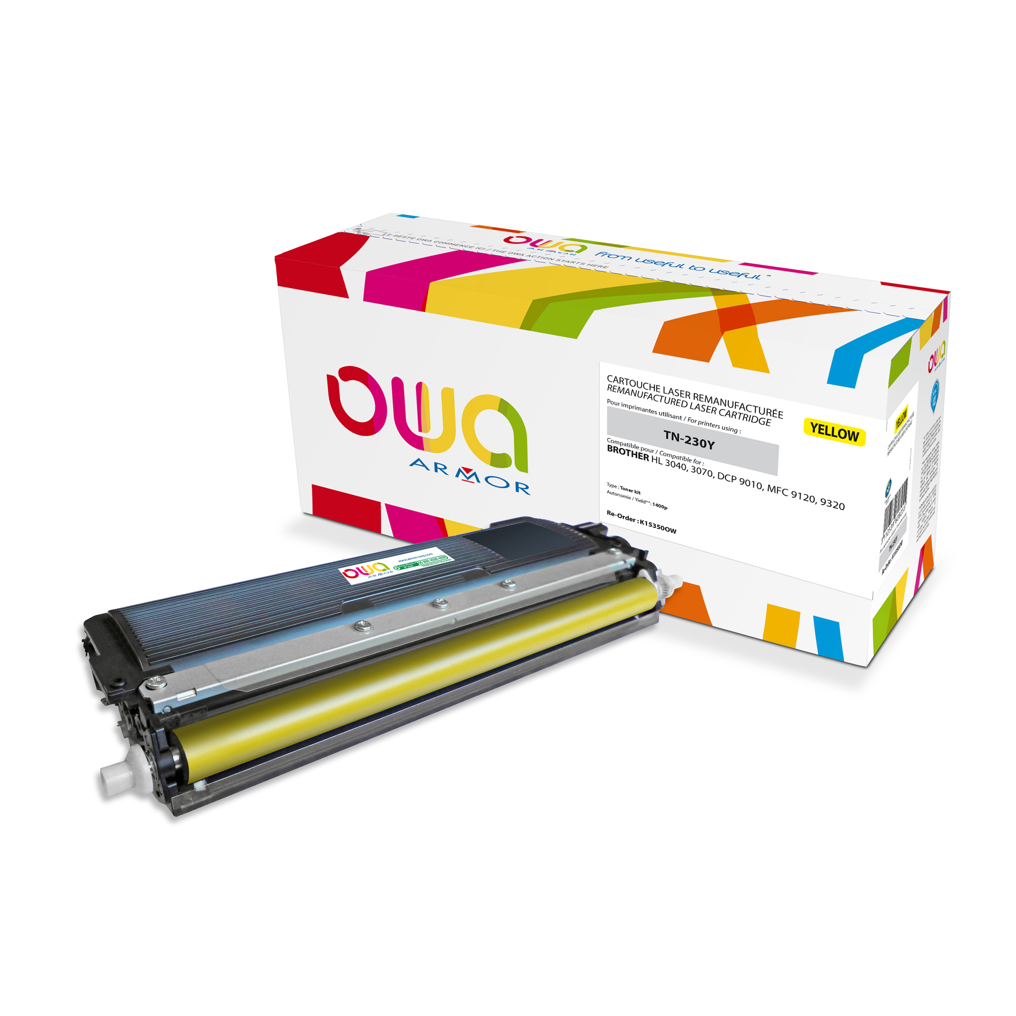 Armor - Toner Compatibile per Brother - Giallo …