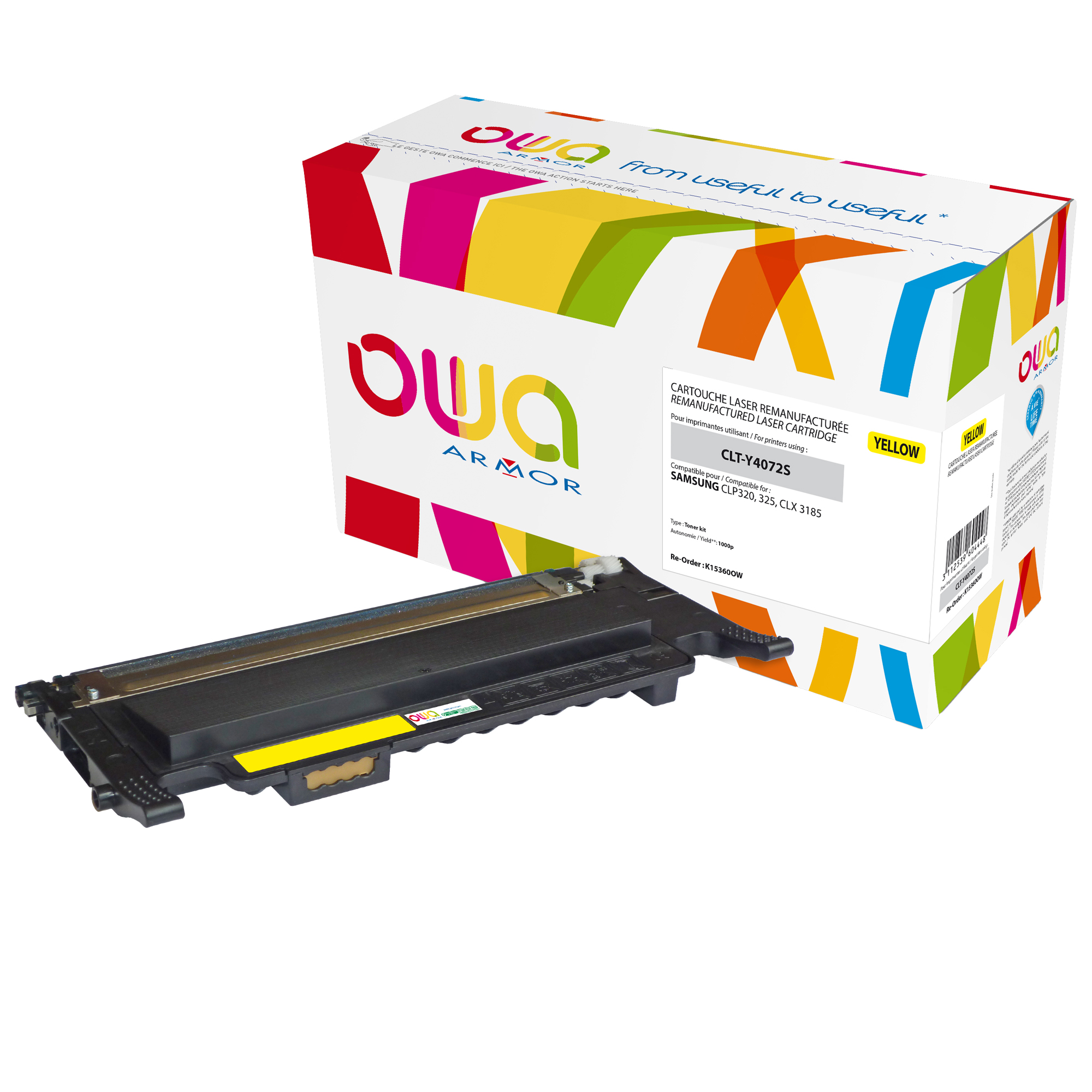 Armor - Toner Compatibile per Hp/Samsung - Giallo …