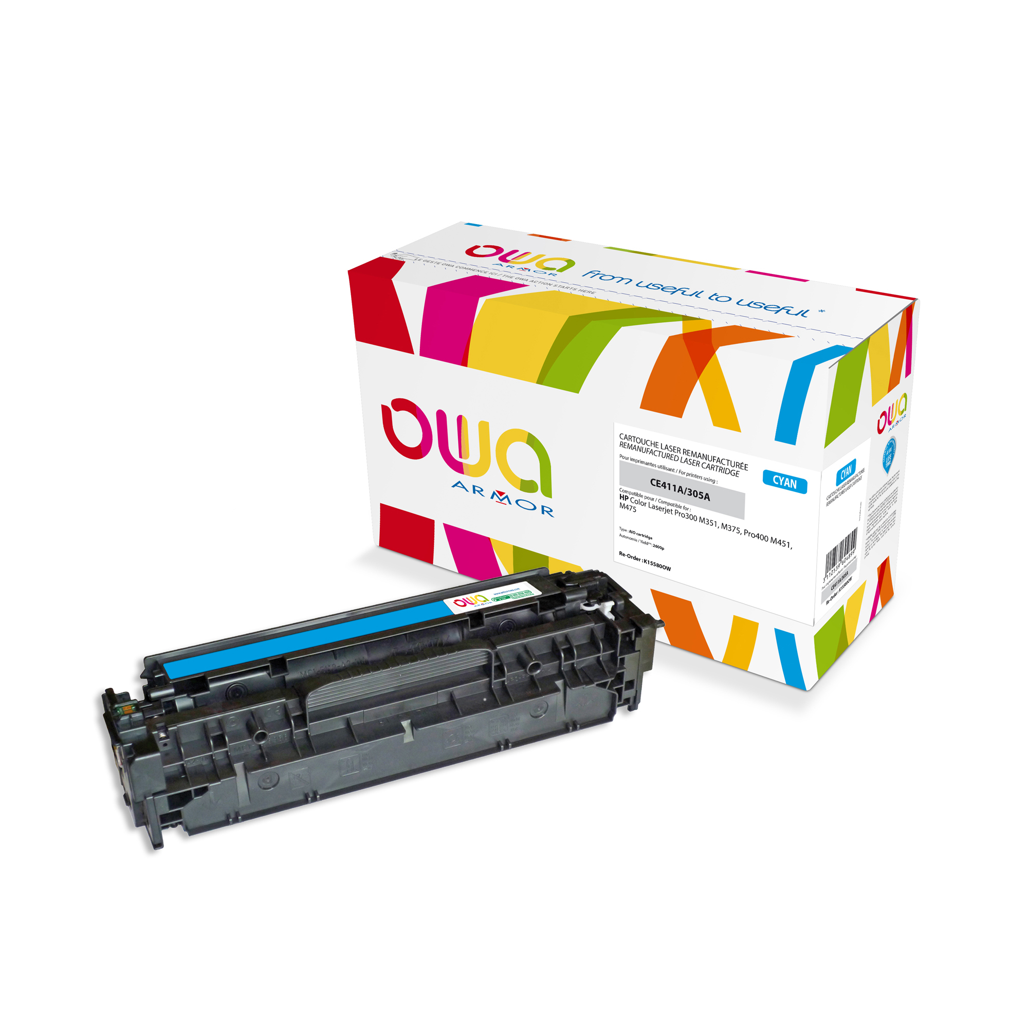 Armor - Toner Compatibile per Hp - Ciano …