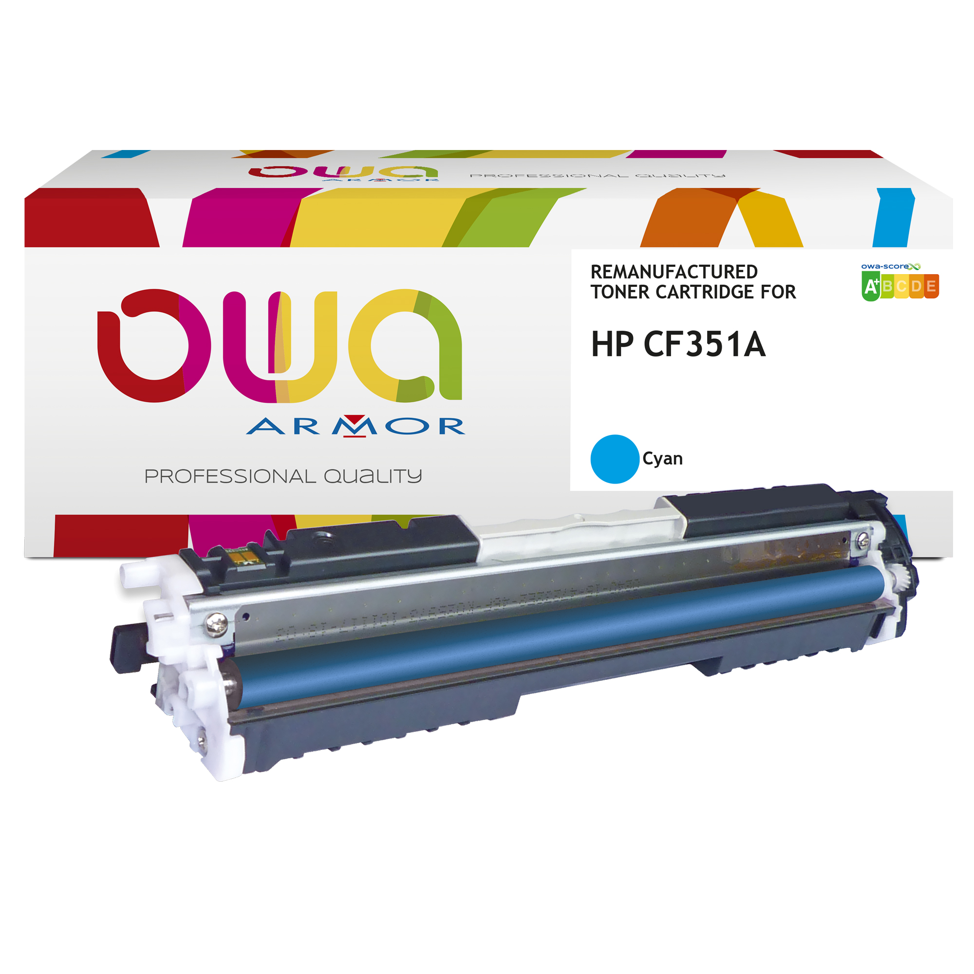 Armor - Toner Compatibile per HP 130A - Ciano - CF353A - 1.000 pag