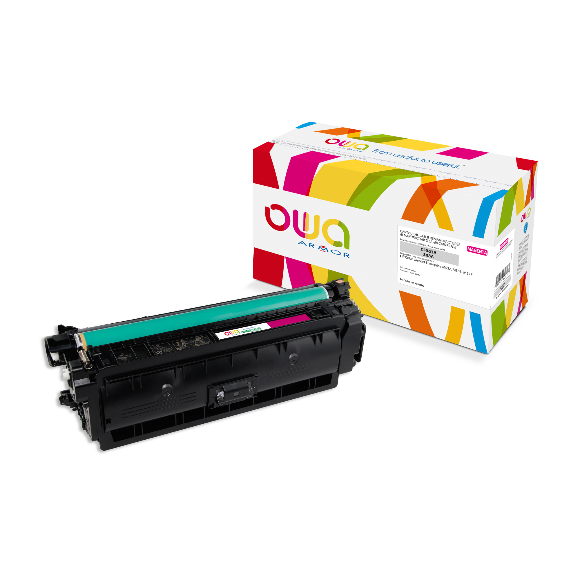 Armor - Toner Compatibile per Hp - Magenta …