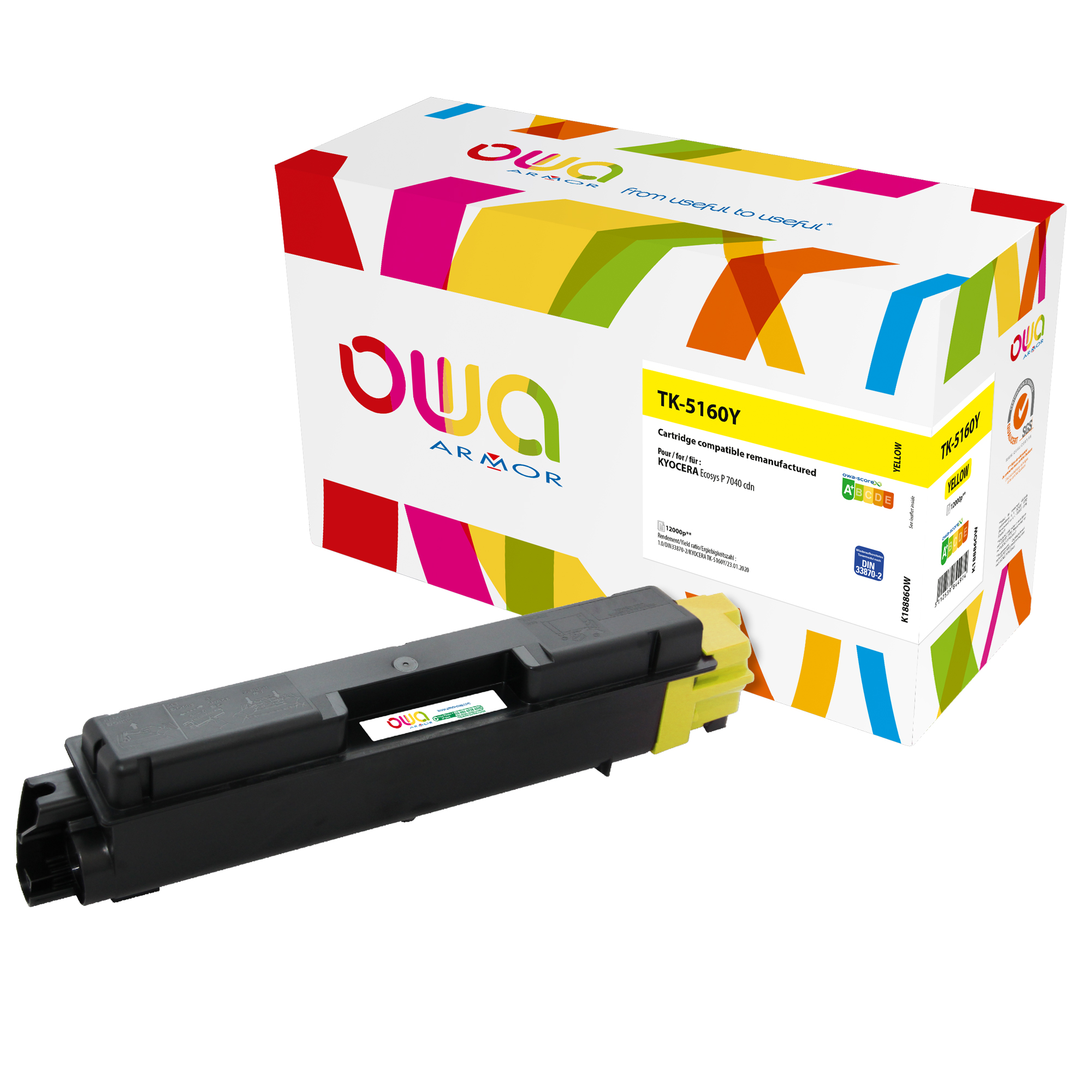Armor - Toner Compatibile per Kyocera Ecosys P7040cdn …