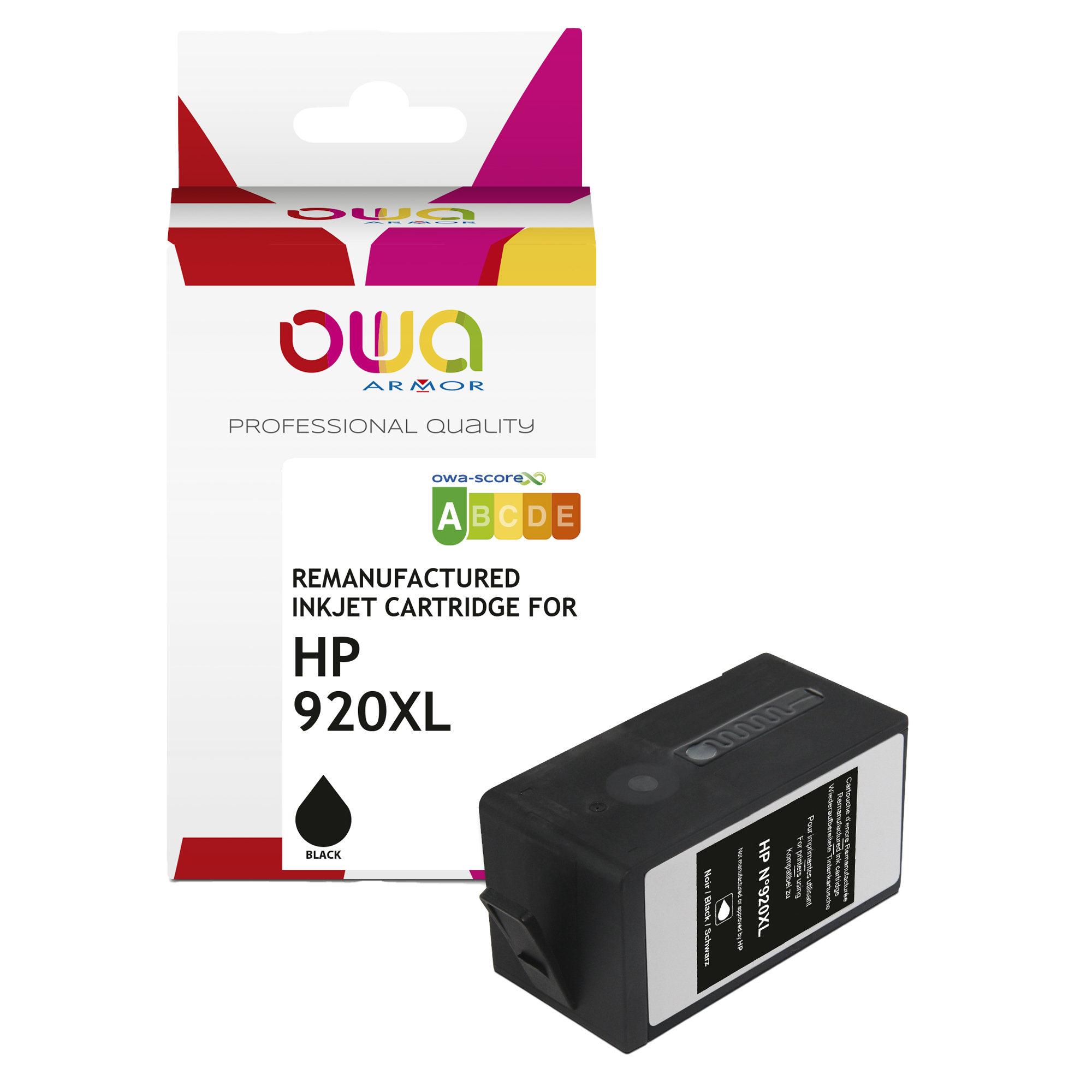 Armor - Cartuccia ink Compatibile per Hp 920XL - Nero - K20449OW - 50 ml