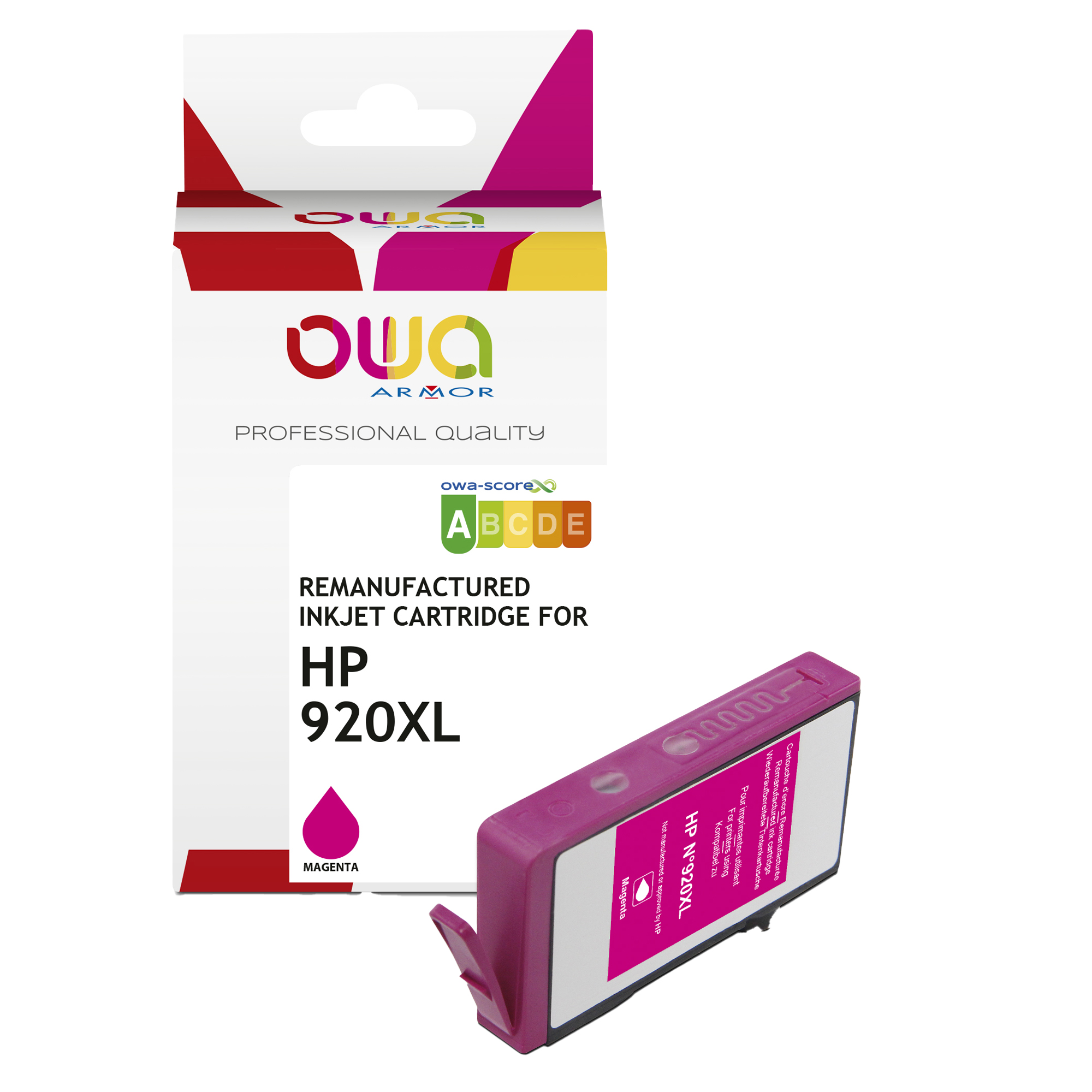 Armor - Cartuccia ink Compatibile per Hp 920XL - Magenta - K20451OW - 12 ml