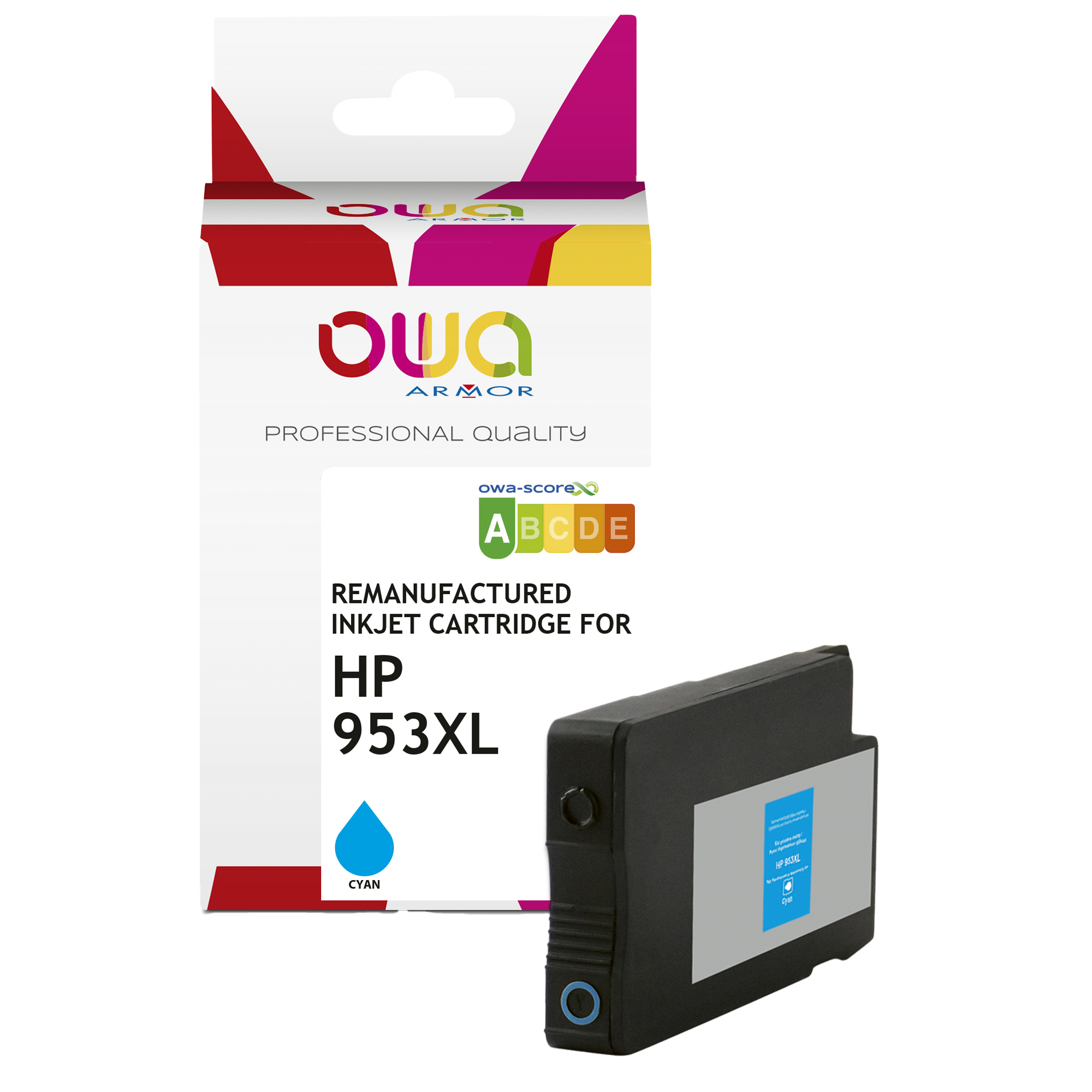 Armor - Cartuccia ink Compatibile per Hp 953XL - Ciano - K20658OW - 26 ml