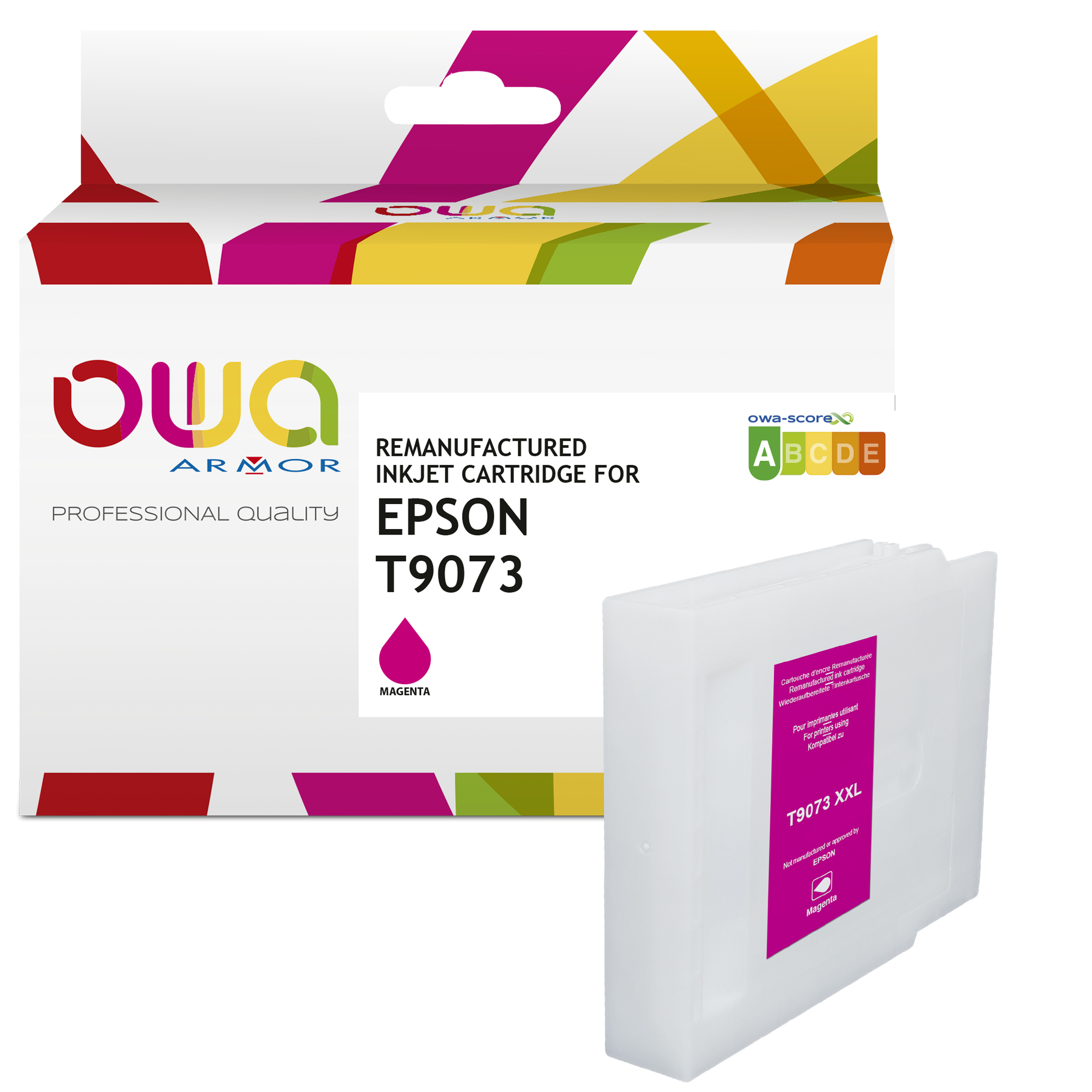 Armor - Cartuccia Compatibile per Epson T9073 - Magenta - C13T907340