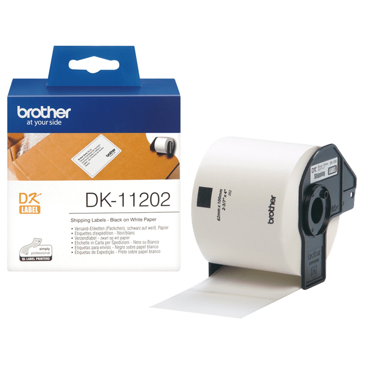 Brother - Rotolo 300 Etichette 62 x 100 …