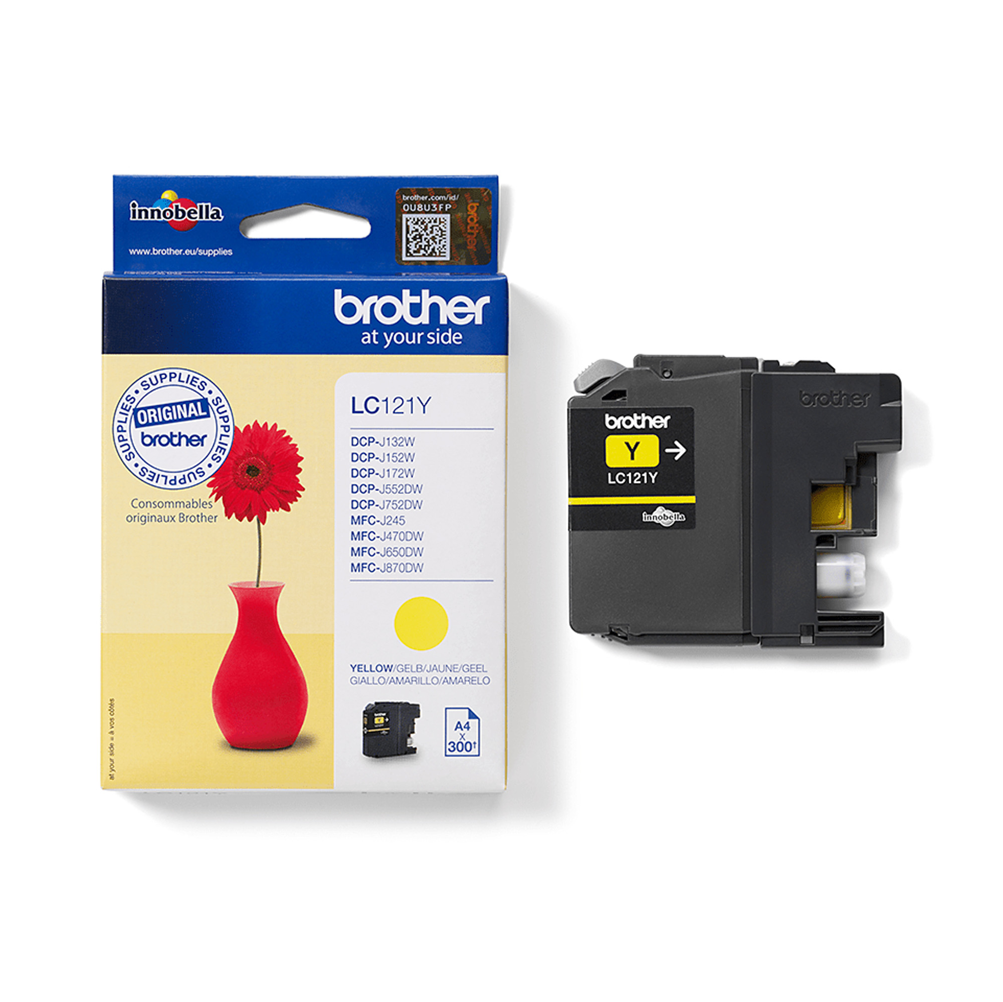 Brother - Cartuccia - Giallo - LC121Y - …