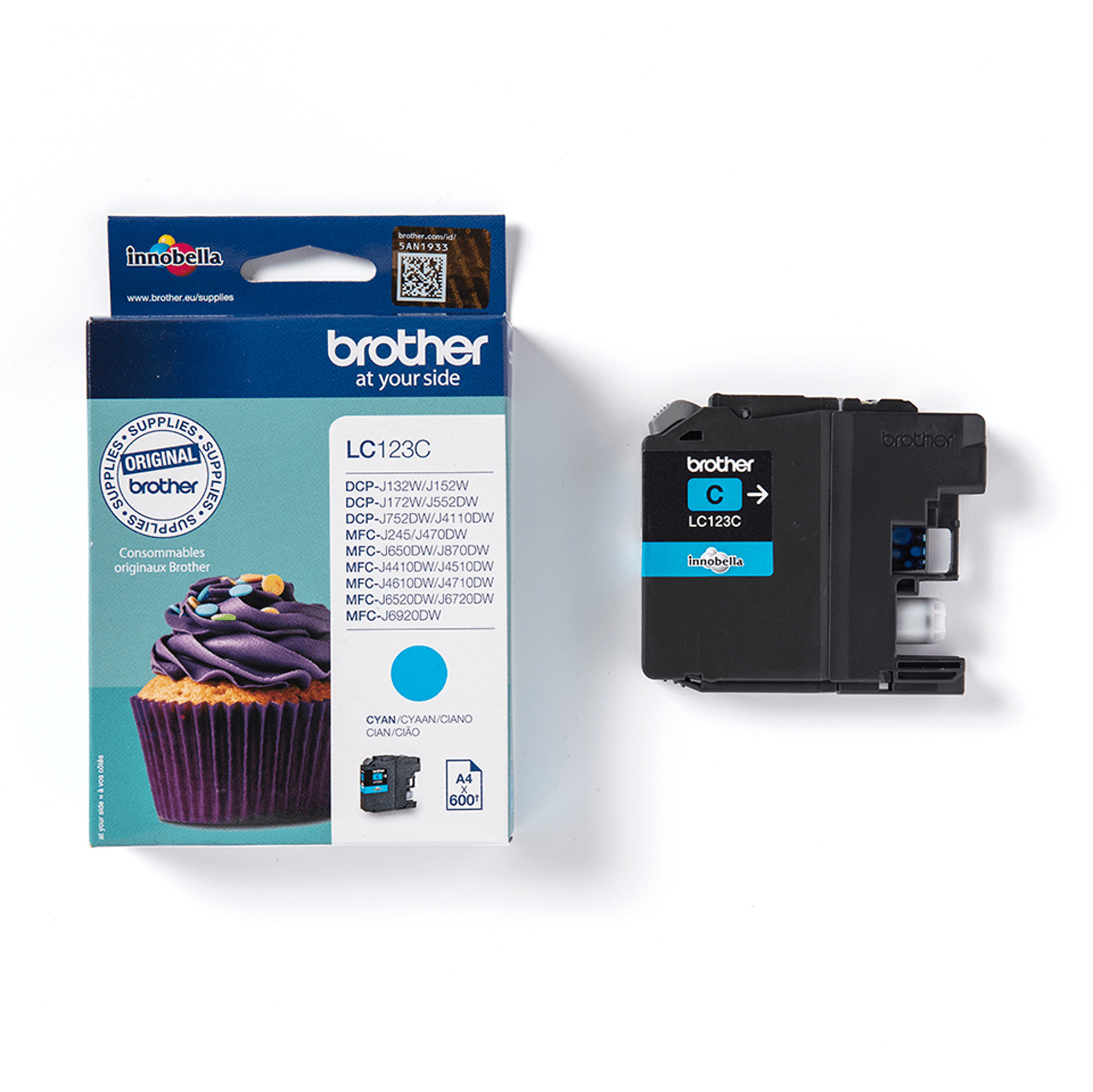 Brother - Cartuccia - Ciano - LC123C - …