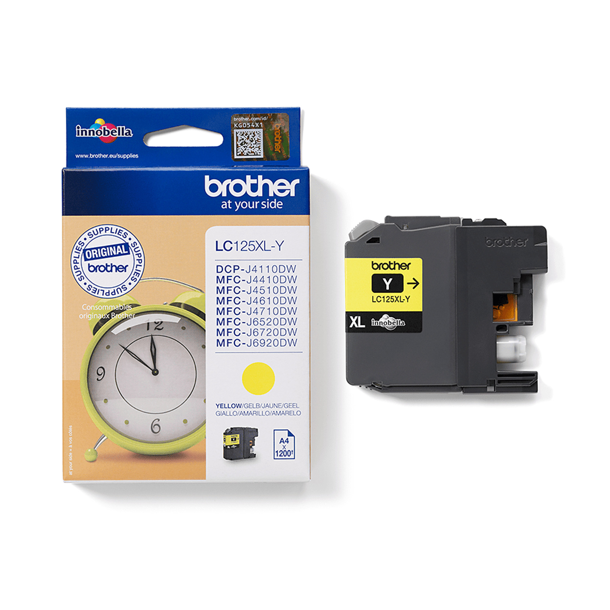 Brother - Cartuccia - Giallo - LC125XLY- 1200 …