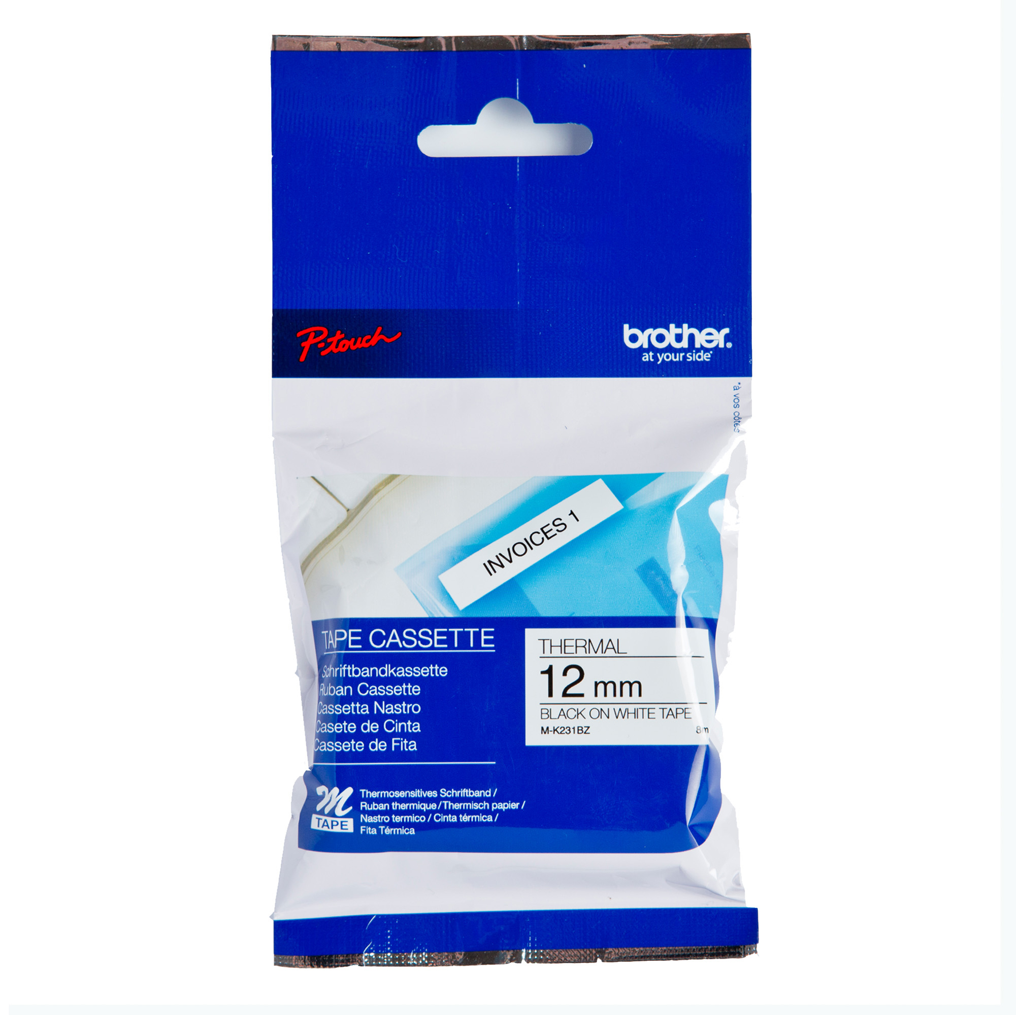 Brother - Nastro - Nero/Bianco - MK231 - …