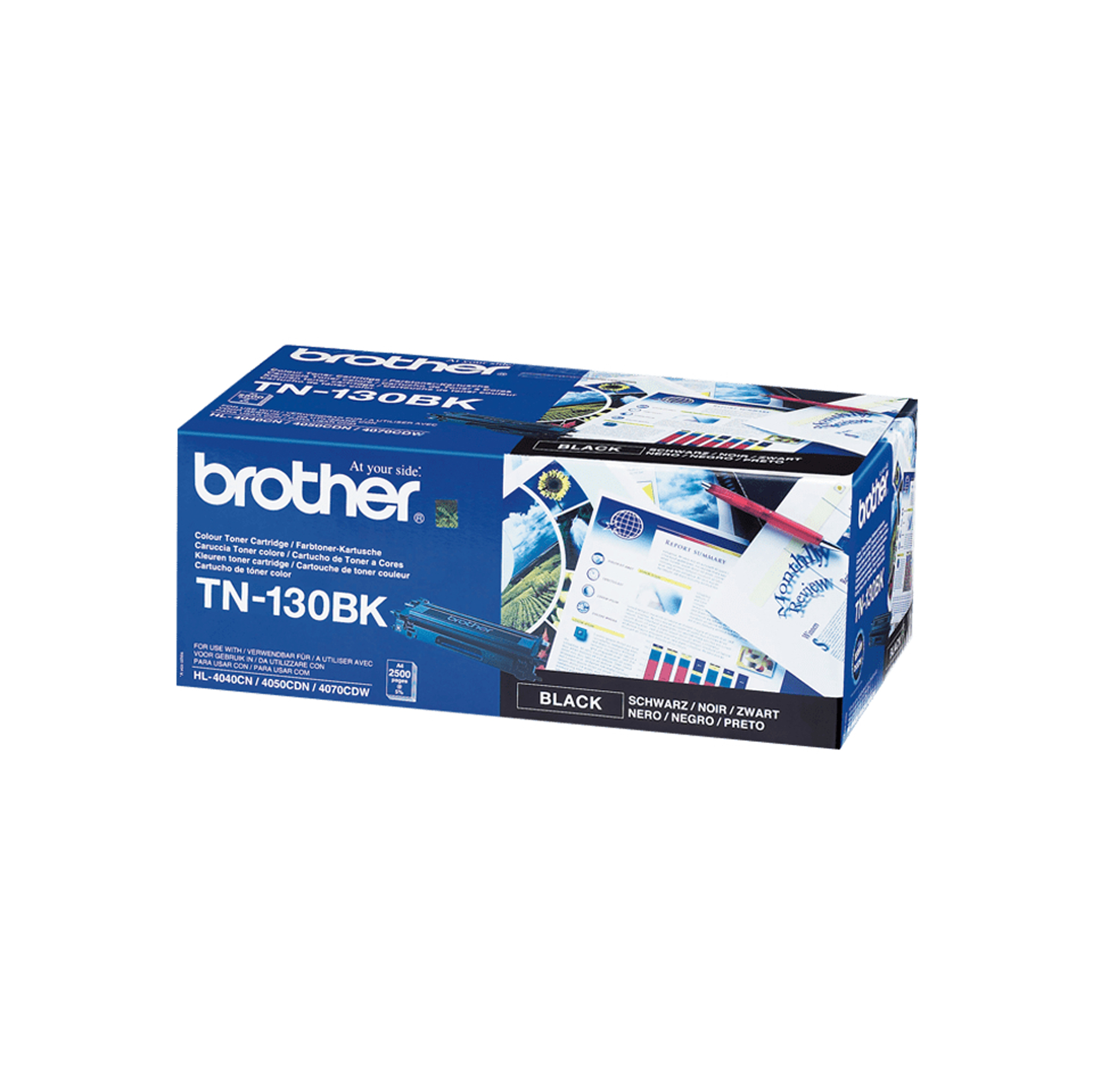 Brother TN130BK - Nero - originale - cartuccia toner - per Brother DCP-9040, 9042, 9045, HL-4040, 4050, 4070, MFC-9440, 9450, 9840