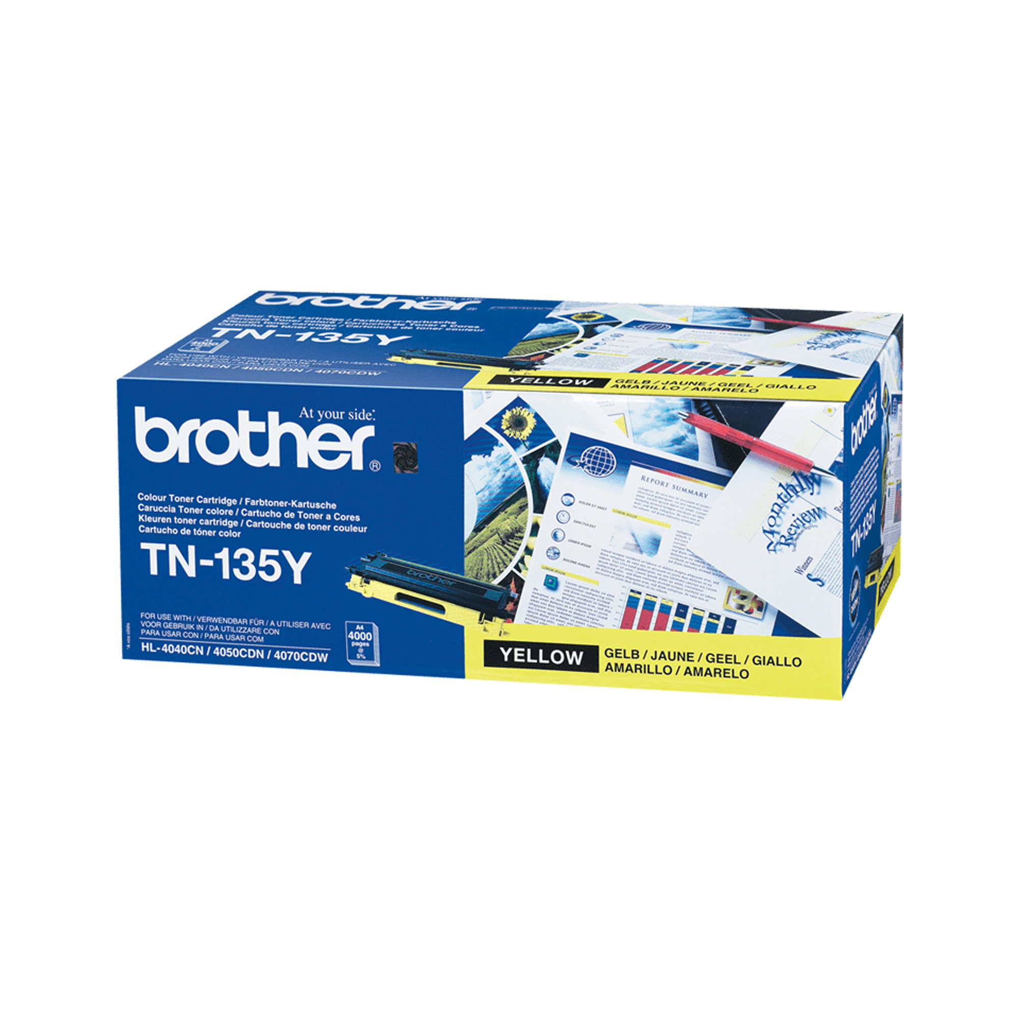 Brother - Toner - Giallo -TN135Y - 4000 …