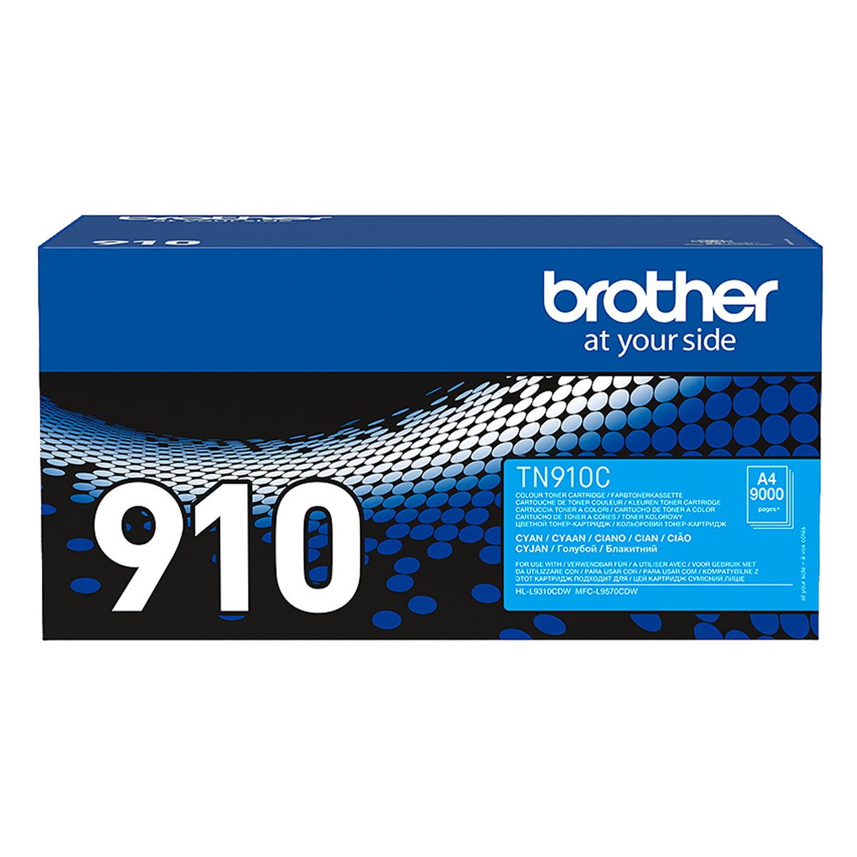 Brother TN910C - Ultra Jumbo - ciano - originale - cartuccia toner - per Brother HL-L9300, HL-L9310, MFC-L9570