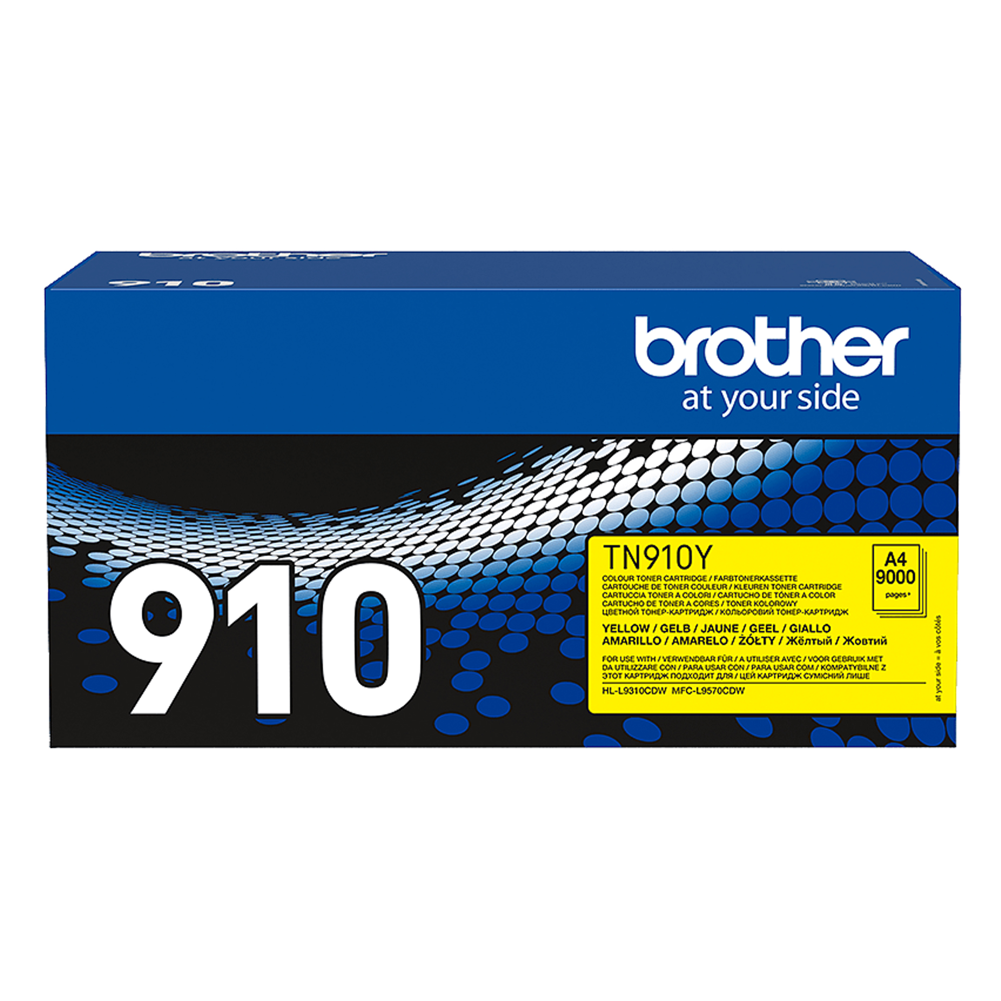 Brother TN910Y - Ultra Jumbo - giallo - originale - cartuccia toner - per Brother HL-L9300, HL-L9310, MFC-L9570