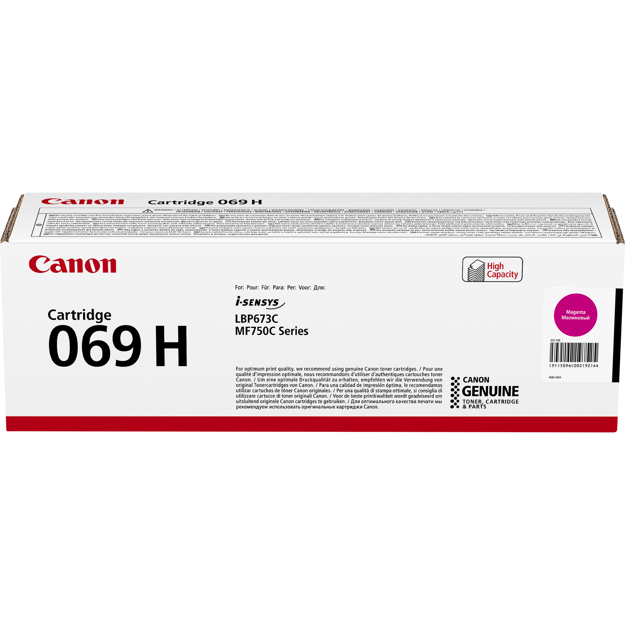 Canon 069H - Alta resa - magenta - …