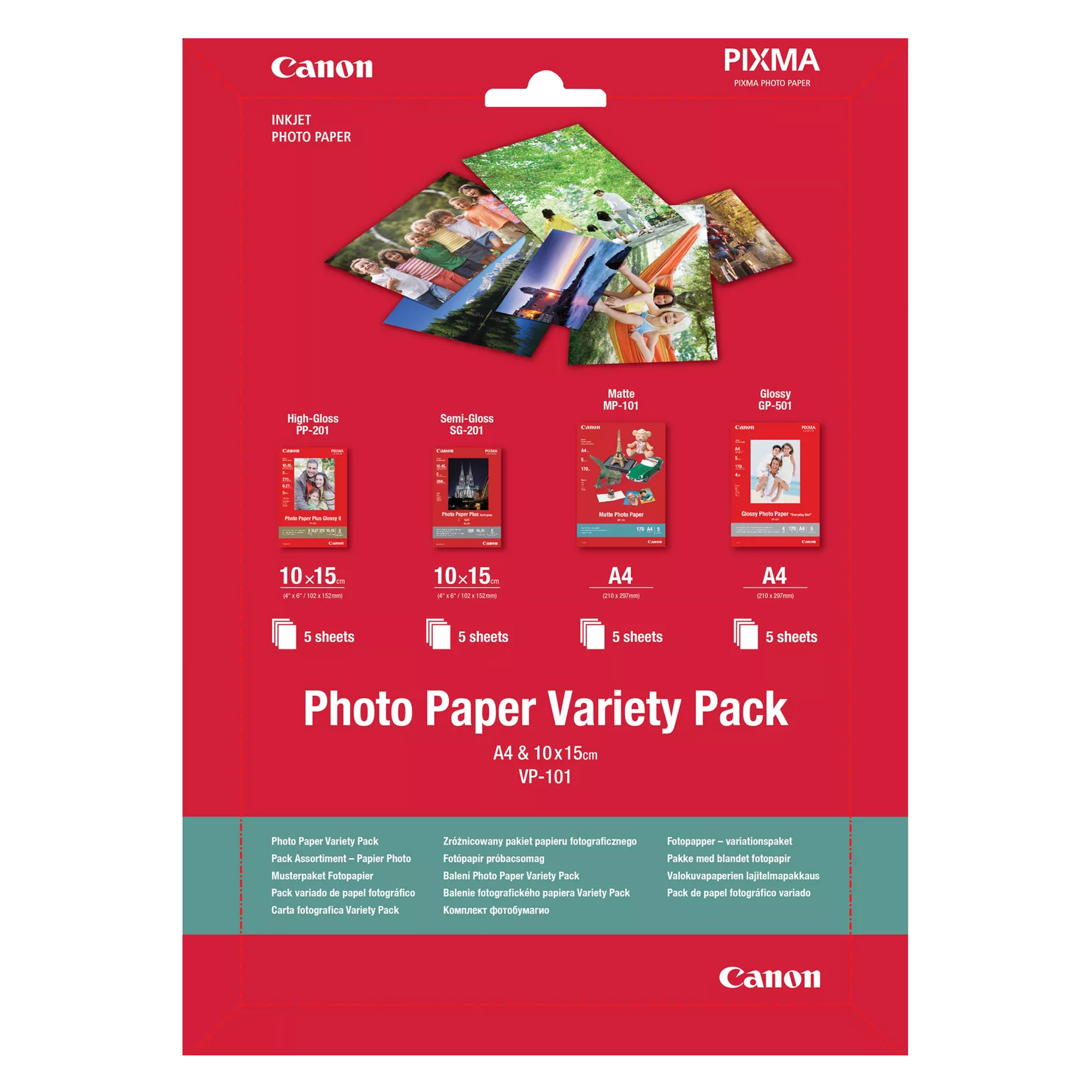 Canon Variety Pack VP-101 - 20 fogli kit …
