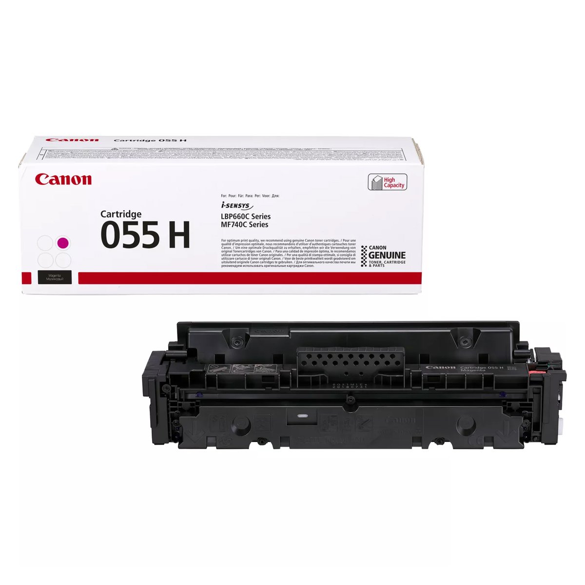 Canon 055H cartuccia toner 1 pz Originale Magenta