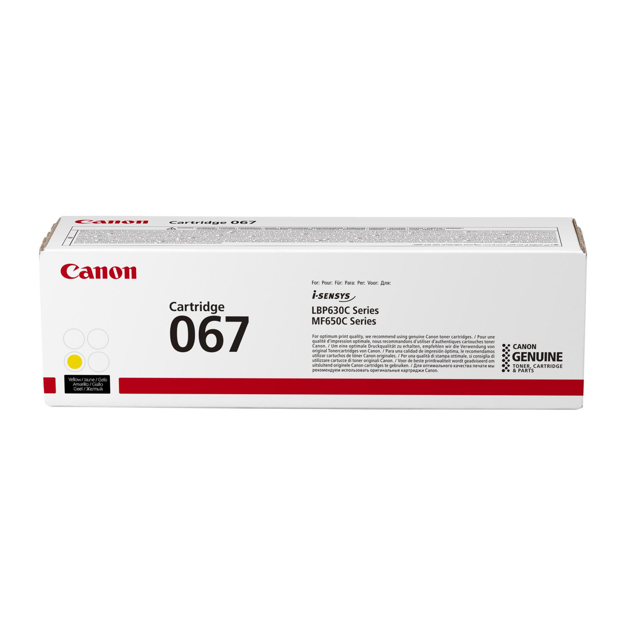 Canon 067 - Giallo - originale - cartuccia toner - per i-SENSYS MF651Cw