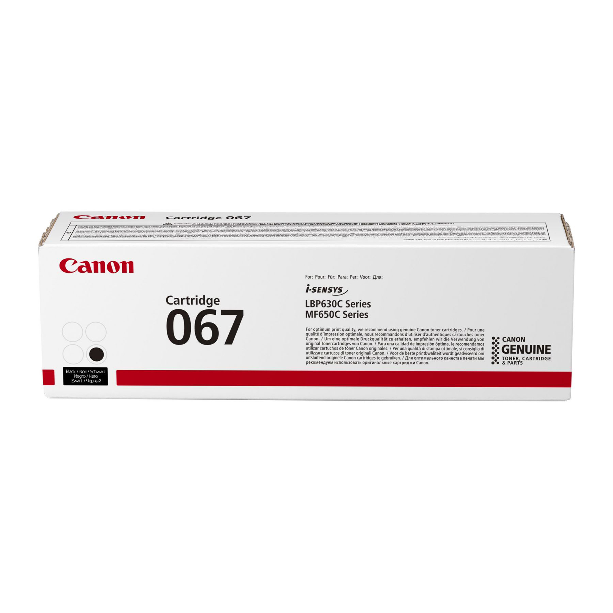 Canon 067 - Nero - originale - cartuccia toner - per Satera MF654Cdw, MF656Cdw