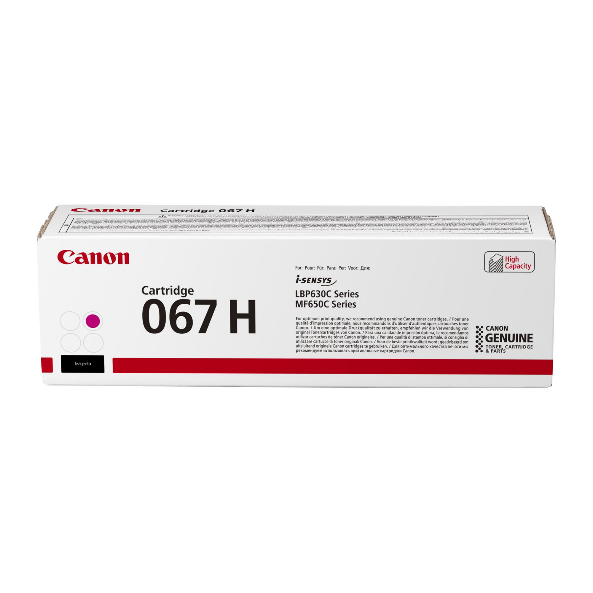 Canon 067 H - Alta capienza - magenta - originale - cartuccia toner - per i-SENSYS MF651Cw