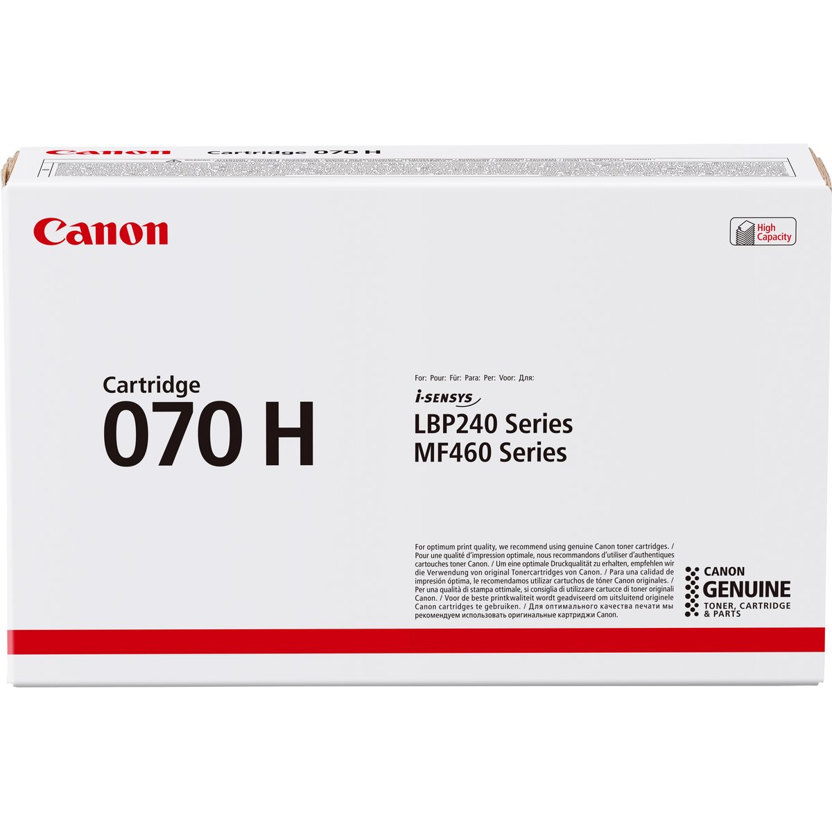 Canon 070H - Alta capienza - nero - originale - cartuccia toner - per i-SENSYS MF465dw