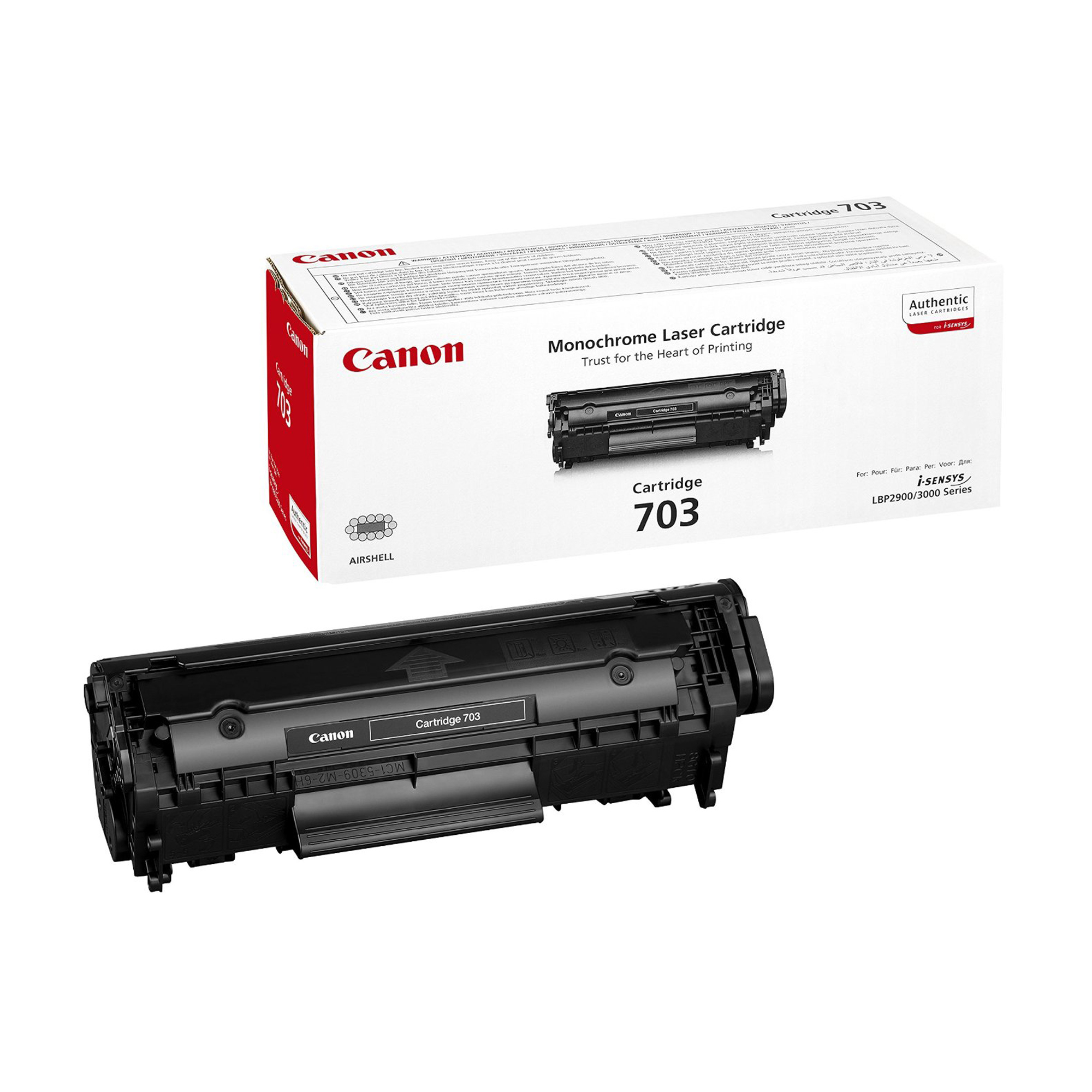 Canon 703 - Nero - originale - cartuccia toner - per i-SENSYS LBP2900, LBP2900B, LBP3000; Laser Shot LBP-2900, 3000