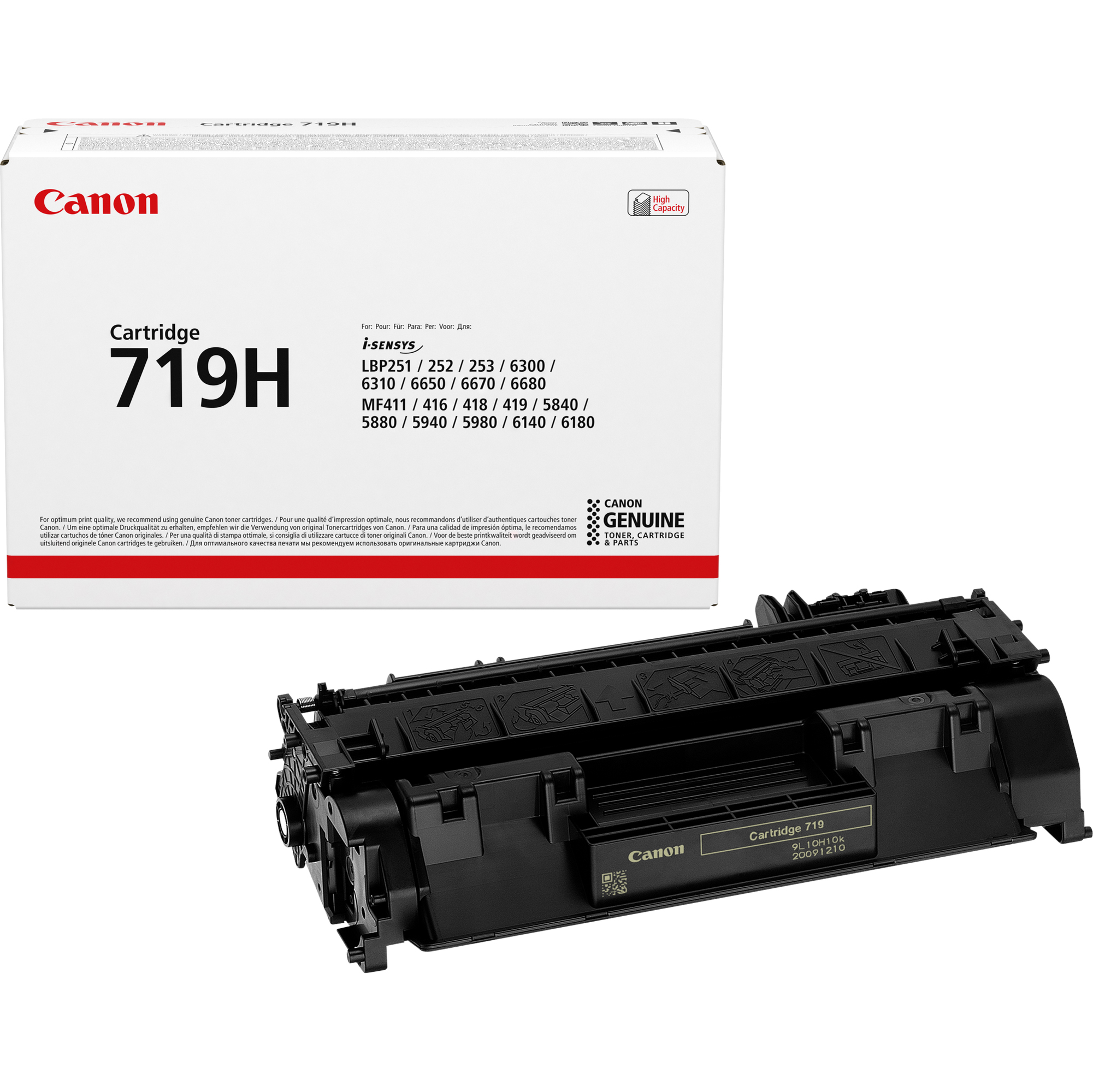 Canon 719 H - Alta resa - nero …