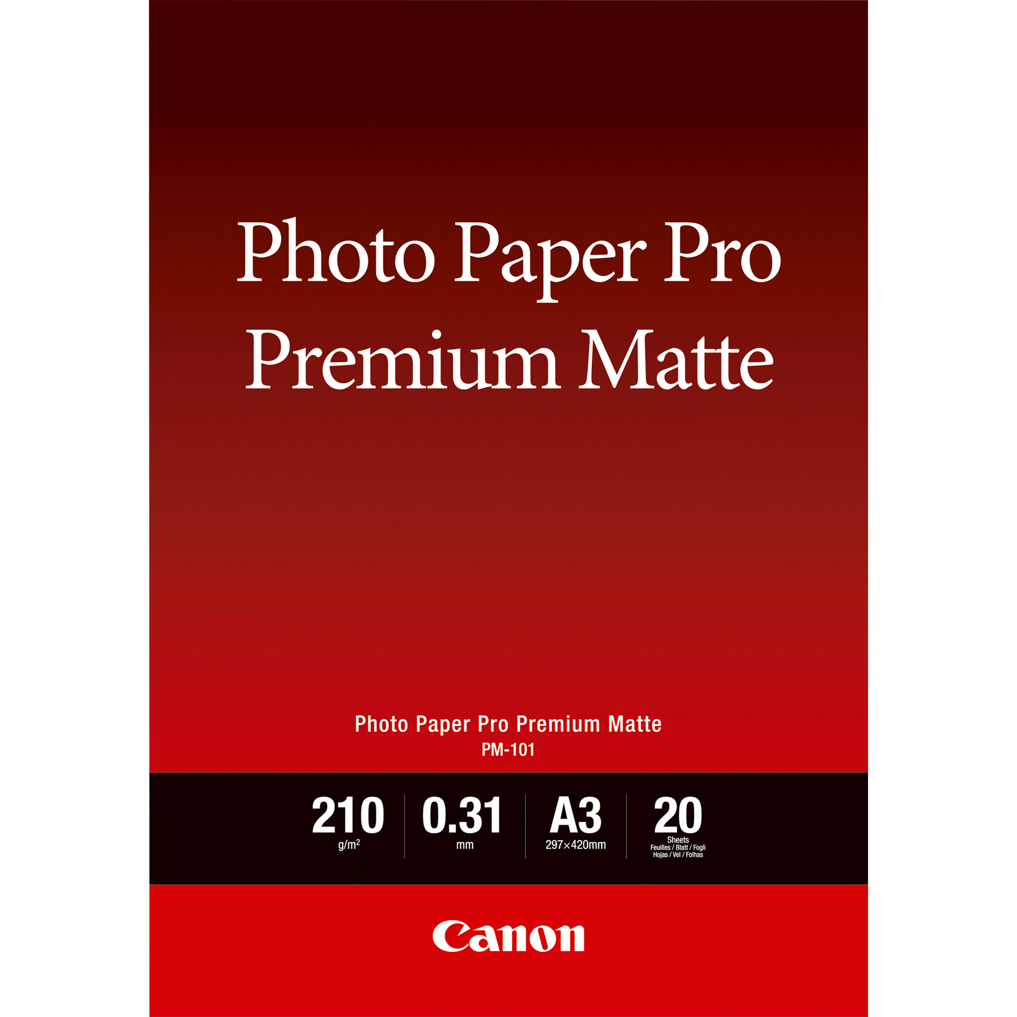 Canon - Carta fotografica Premium Matte PM-101 - …