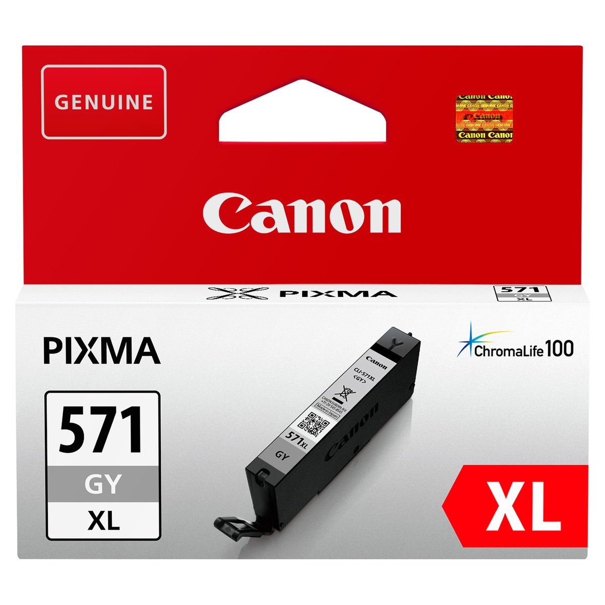 Canon CLI-571GY XL cartuccia d'inchiostro 1 pz Originale Resa elevata (XL) Grigio