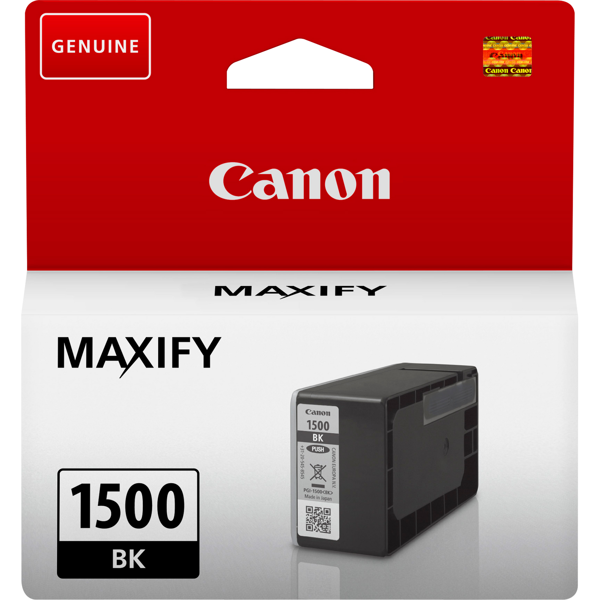 Canon PGI-1500 BK - 12.4 ml - nero - originale - serbatoio inchiostro - per MAXIFY MB2050, MB2150, MB2155, MB2350, MB2750, MB2755