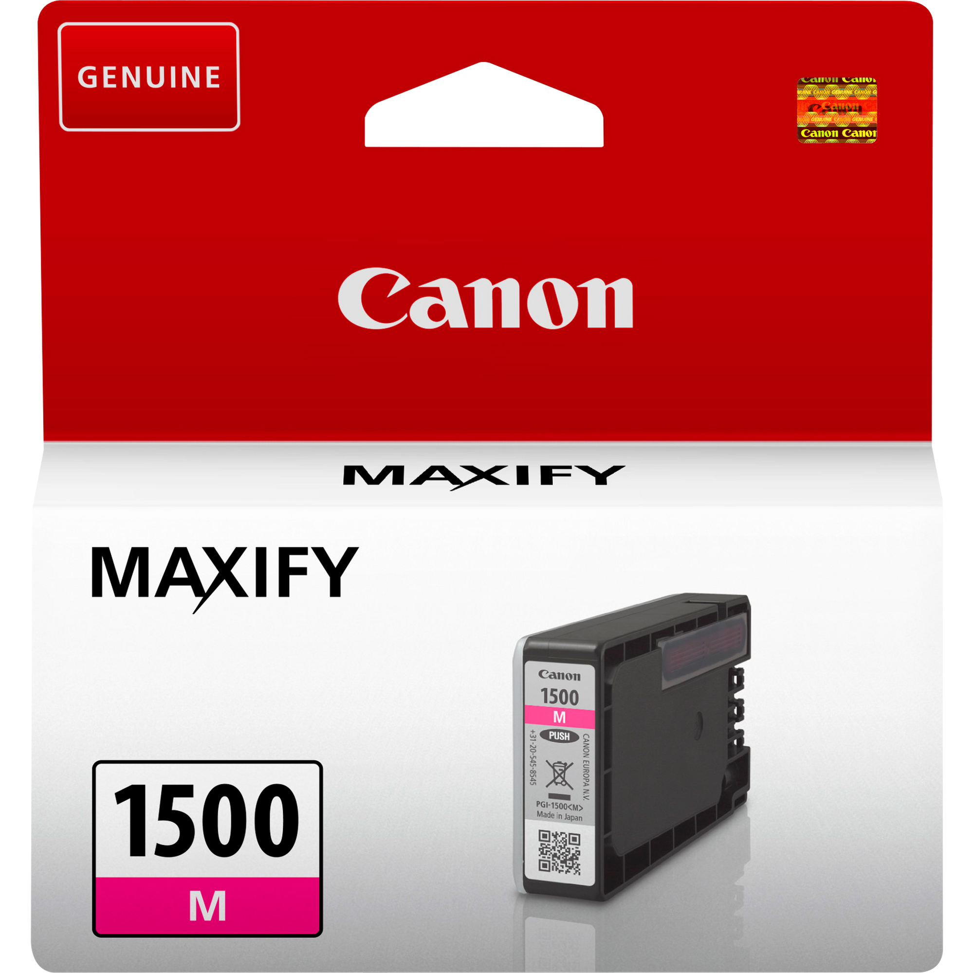 Canon PGI-1500M - 4.5 ml - magenta - originale - serbatoio inchiostro - per MAXIFY MB2050, MB2150, MB2155, MB2350, MB2750, MB2755