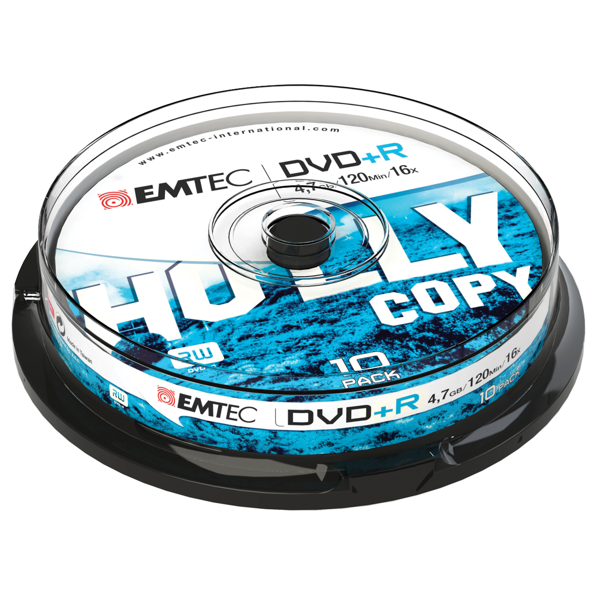 Emtec - DVD+R - registrabile, 4,7GB, 16x spindle …