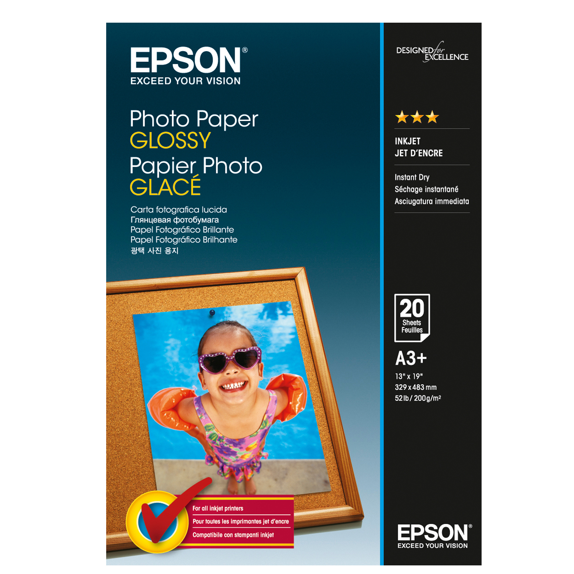 Epson - Photo Paper Glossy - A3+ - …
