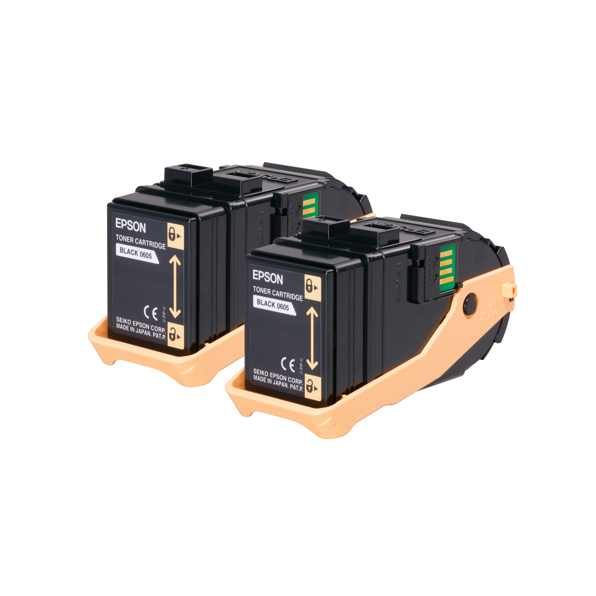 Epson Double Pack - Confezione da 2 - nero - originale - cartuccia toner - per Epson AL-C9500DN; AcuLaser C9300D2TN, C9300D3TNC, C9300DN, C9300DTN, C9300N, C9300TN