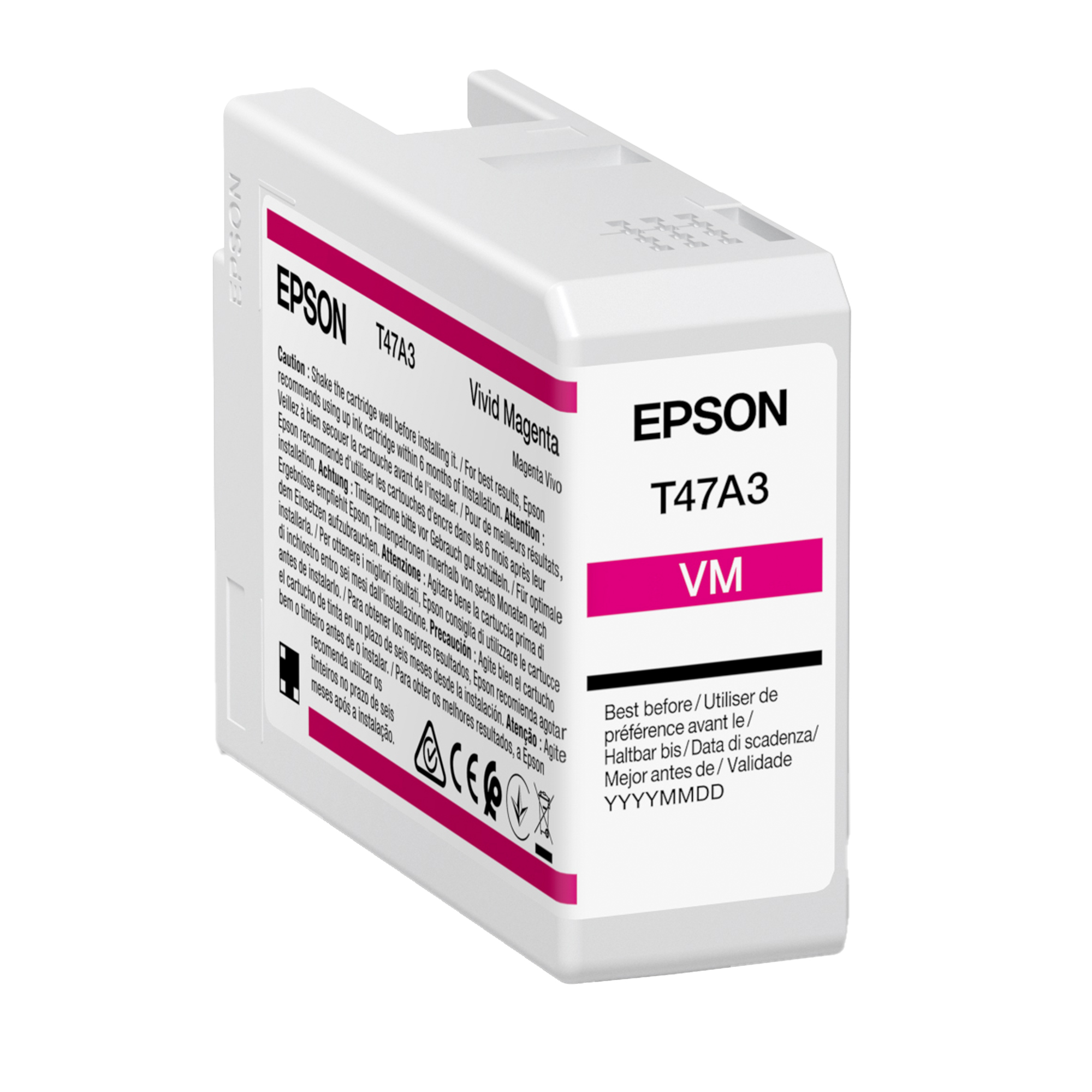 Epson T47A3 - 50 ml - magenta Vivid - originale - cartuccia d'inchiostro