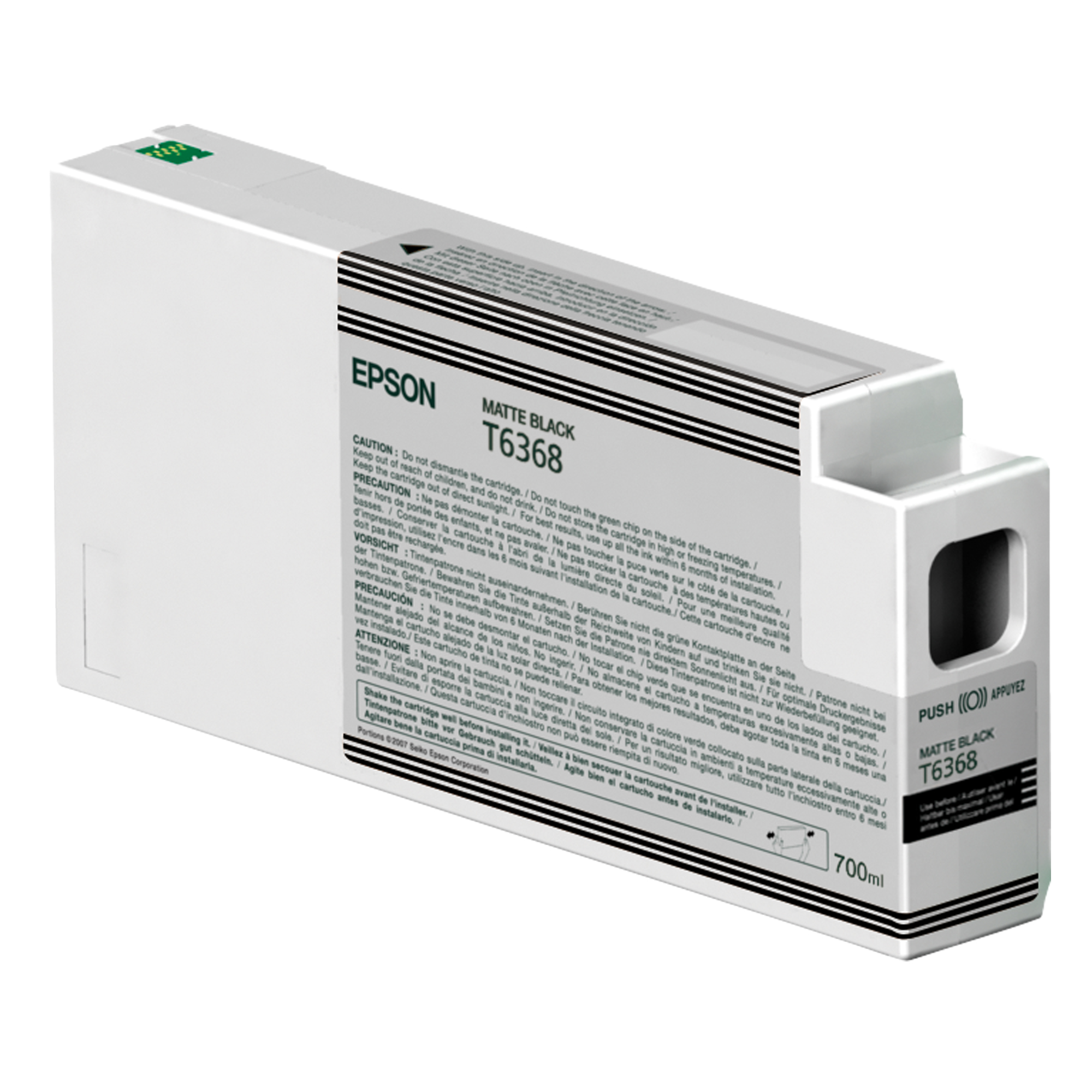 Epson - Tanica - Nero opaco - T6368 - C13T636800 - 700ml