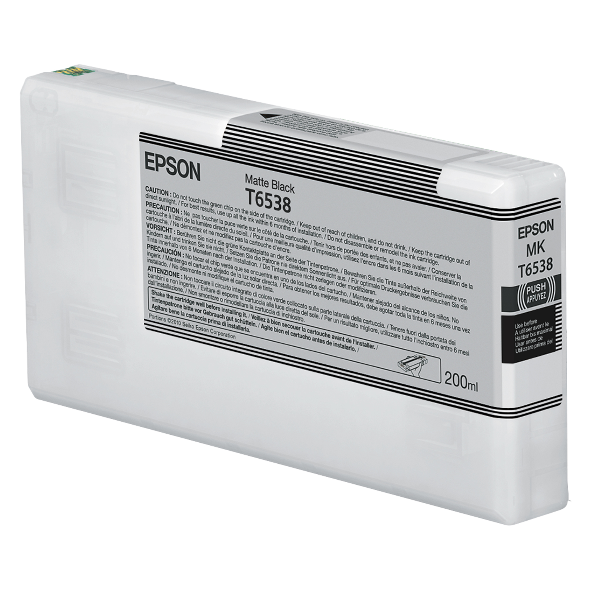 Epson T6538 - 200 ml - nero opaco - originale - cartuccia d'inchiostro