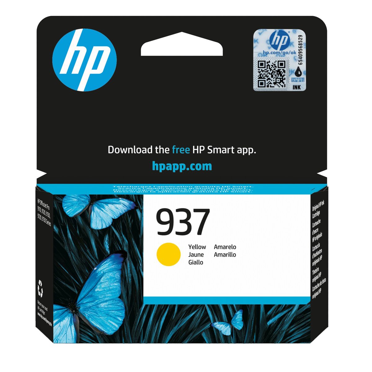 HP Cartuccia di inchiostro giallo originale 937