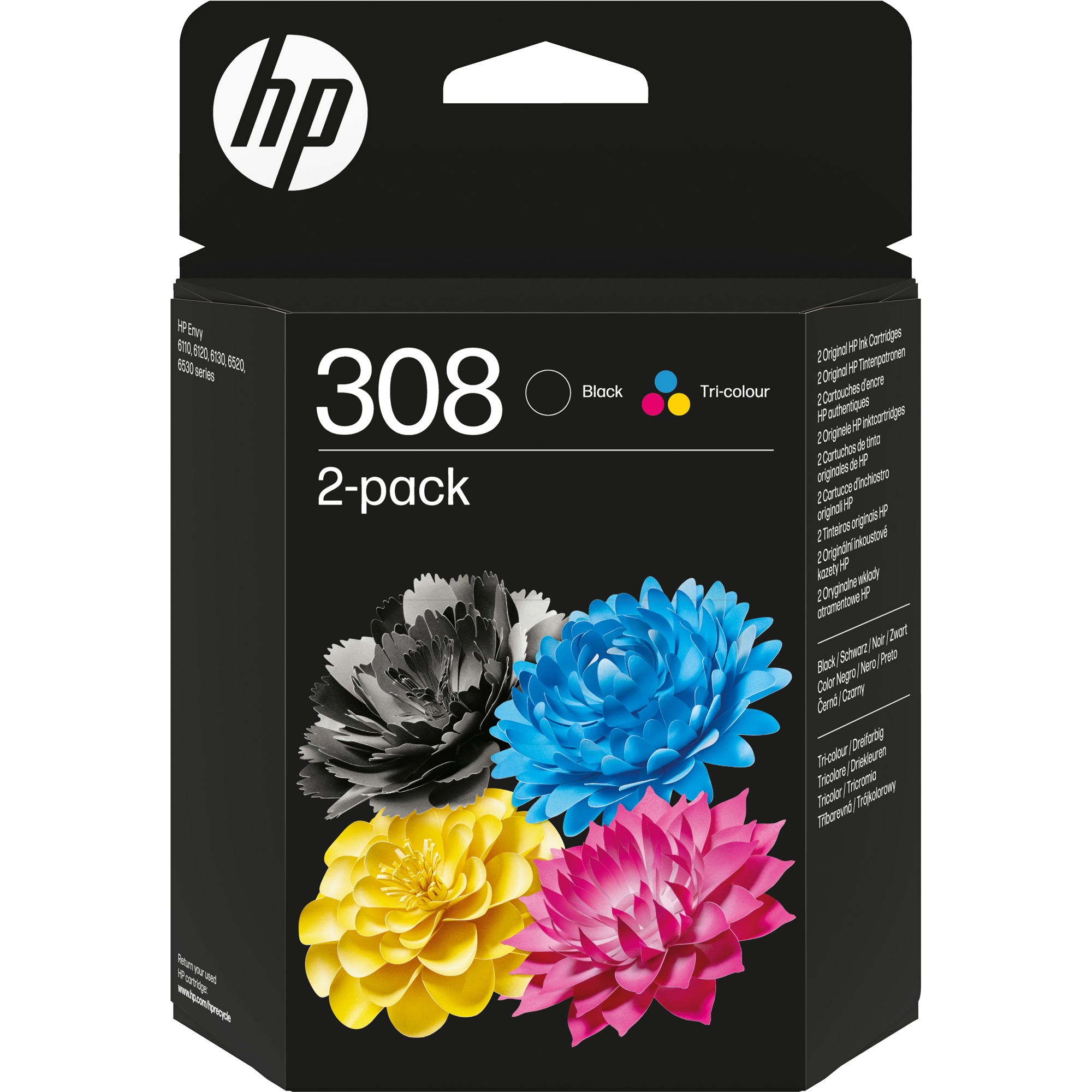 Hp Confezione 2 Cartucce ink 308 BK /C/M/Y