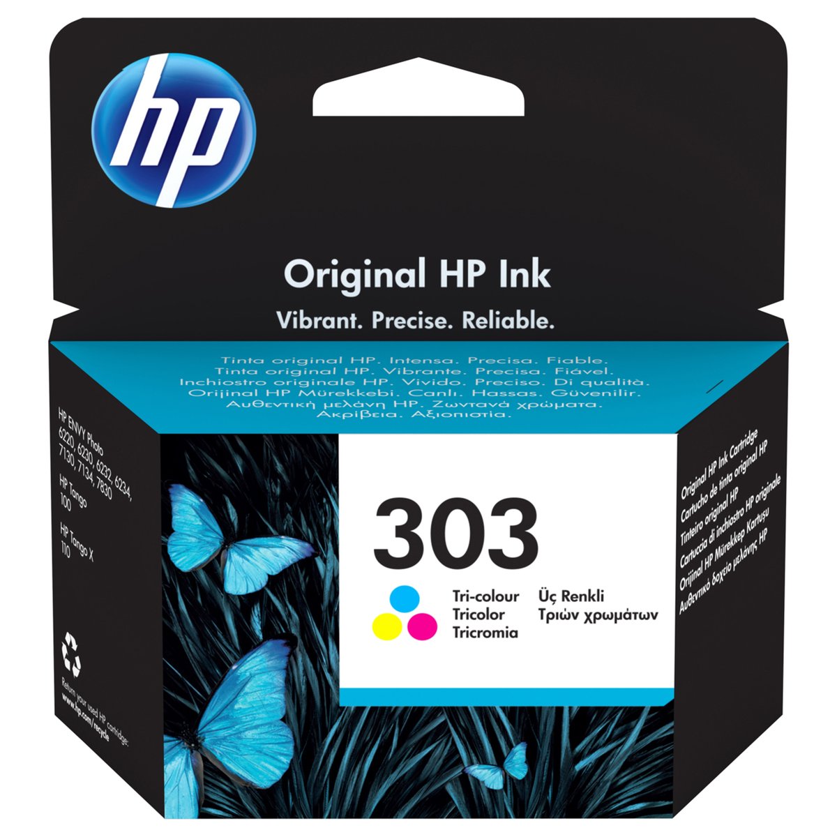 INK HP 303 T6N01AE CMY ENVY 6230/7830/7130