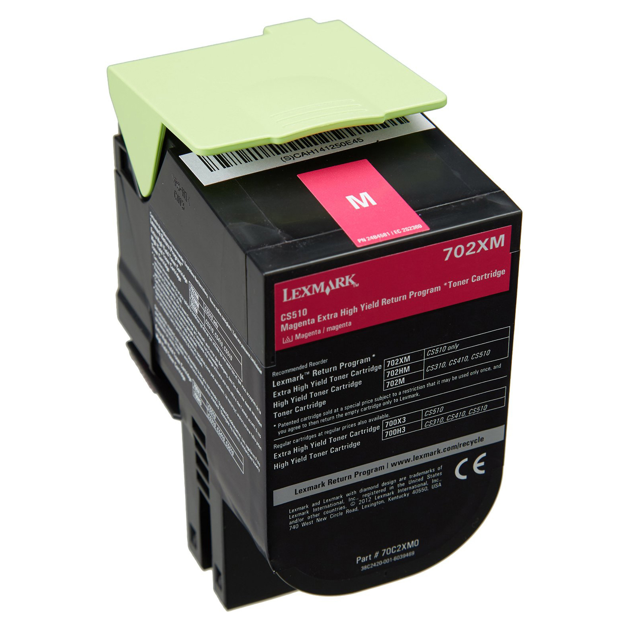 Lexmark 702XM - Extra High Yield - magenta - originale - cartuccia toner LCCP, LRP - per Lexmark CS510de, CS510dte